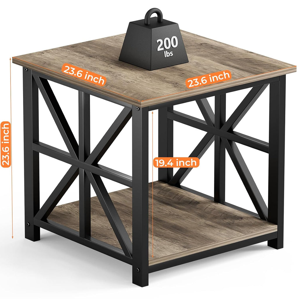 End Table X-shaped