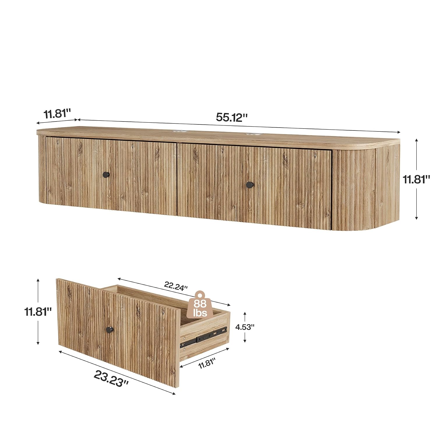 Tribesigns Floating TV Stand