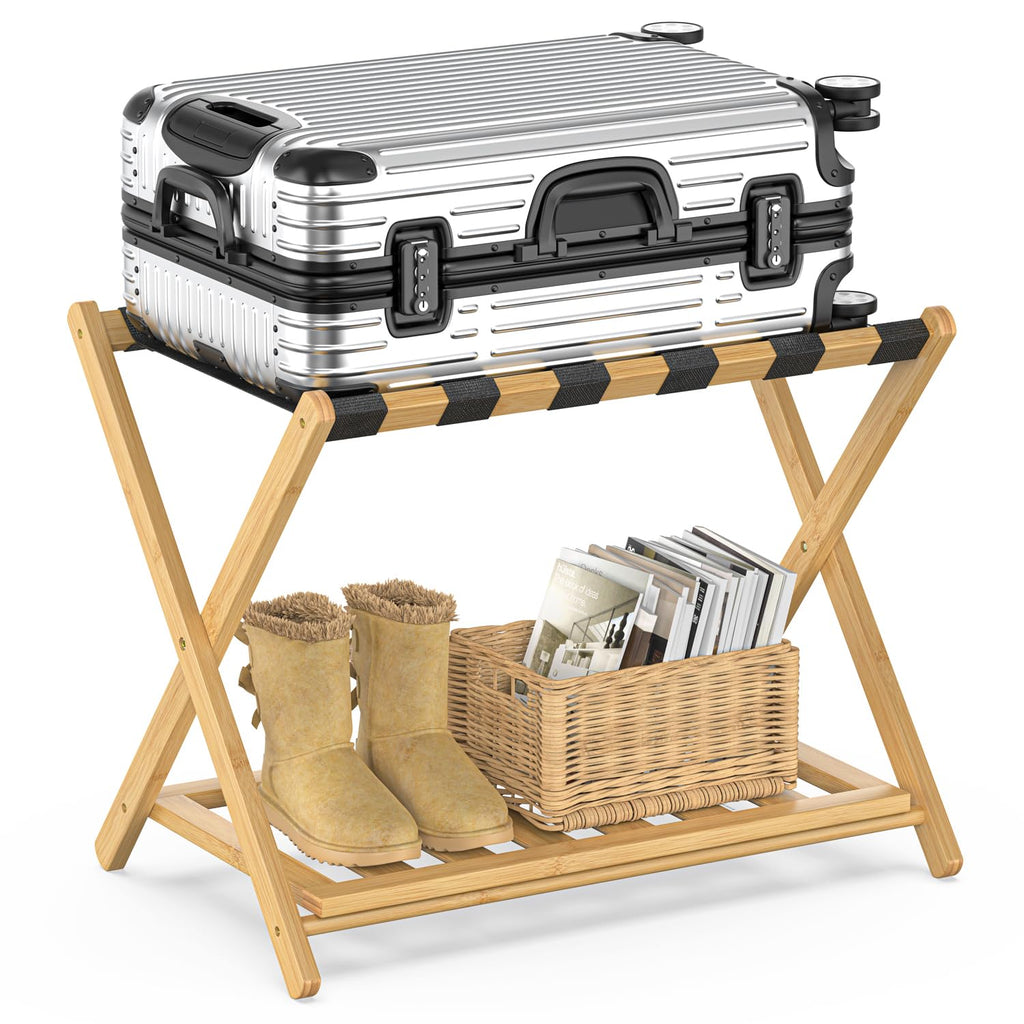 Bamboohomie Luggage Rack Suitcase