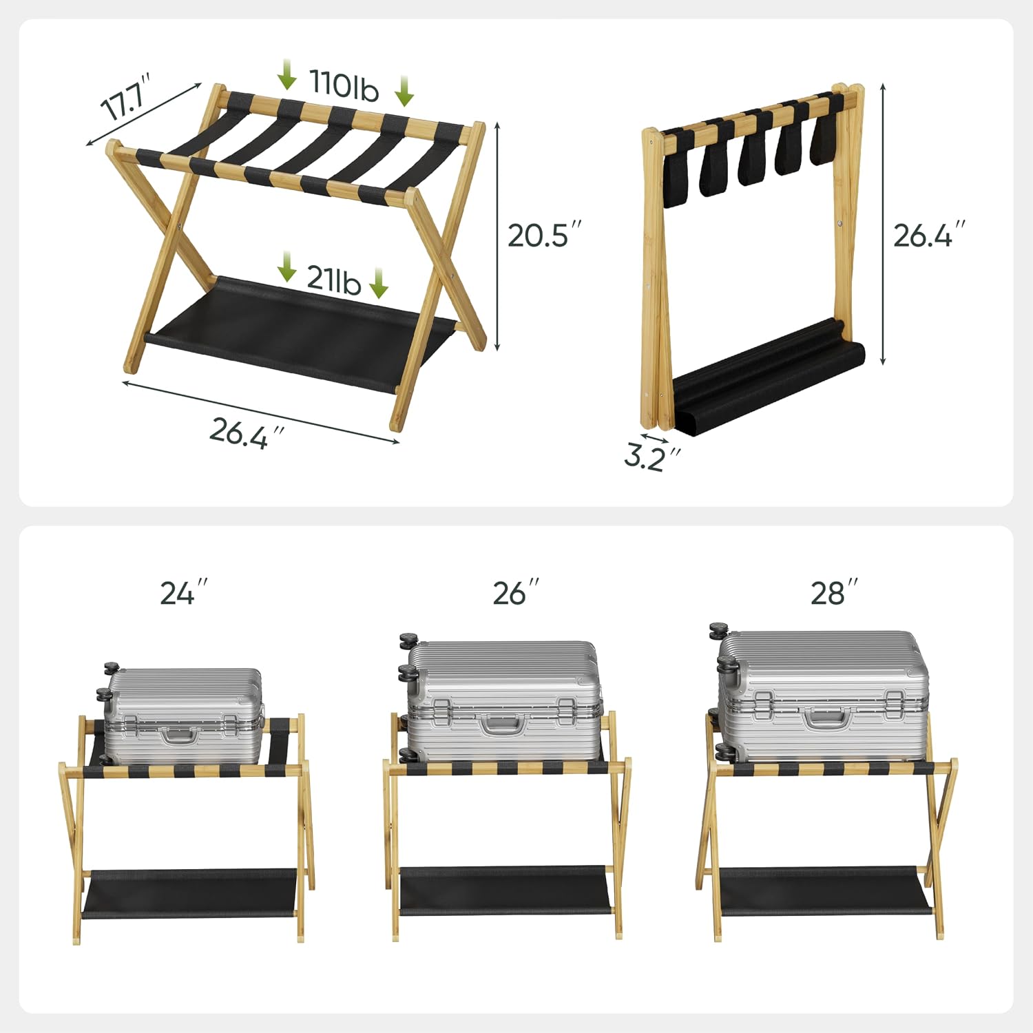 Smart Fendee Luggage Rack