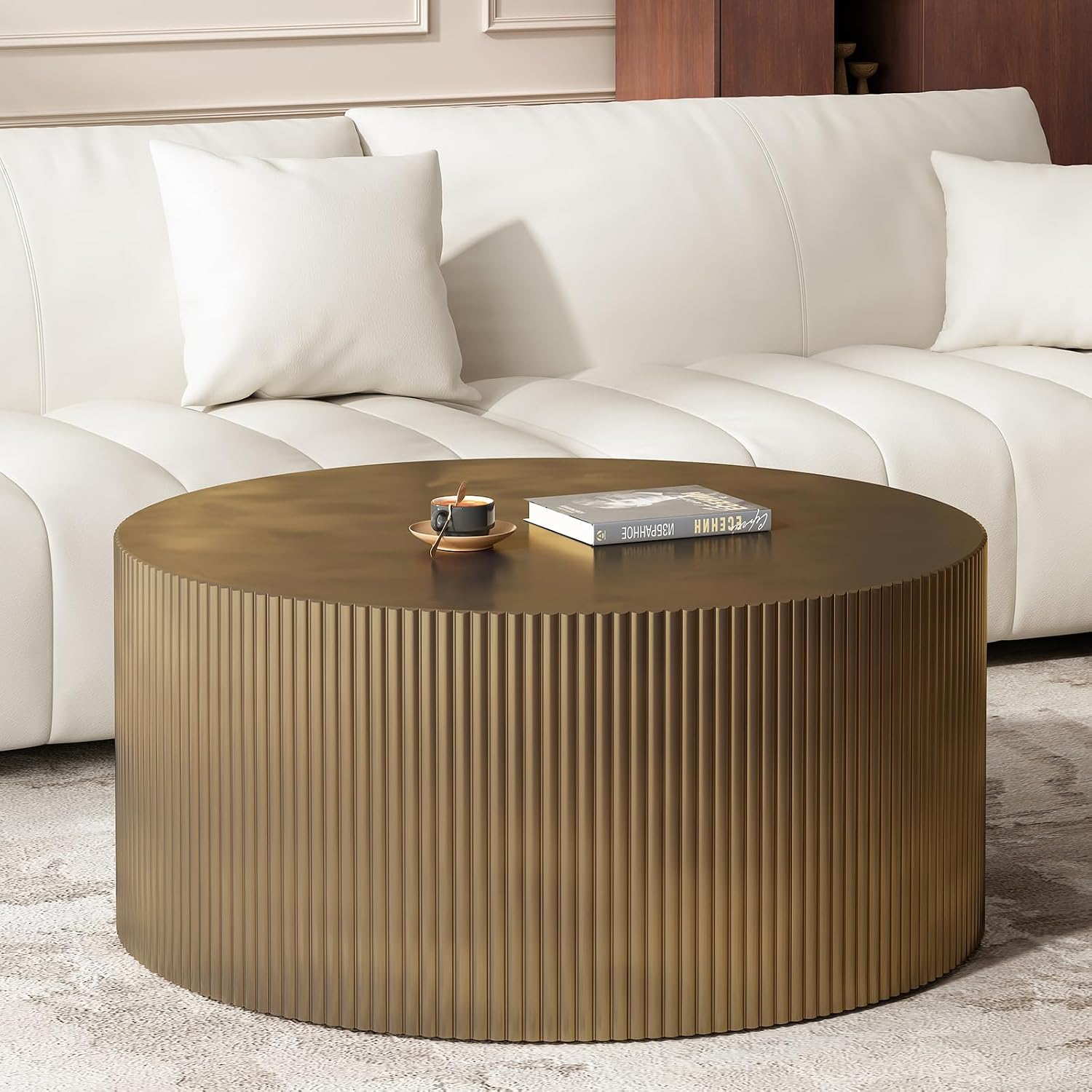 Bsyeio Gold Coffee Table