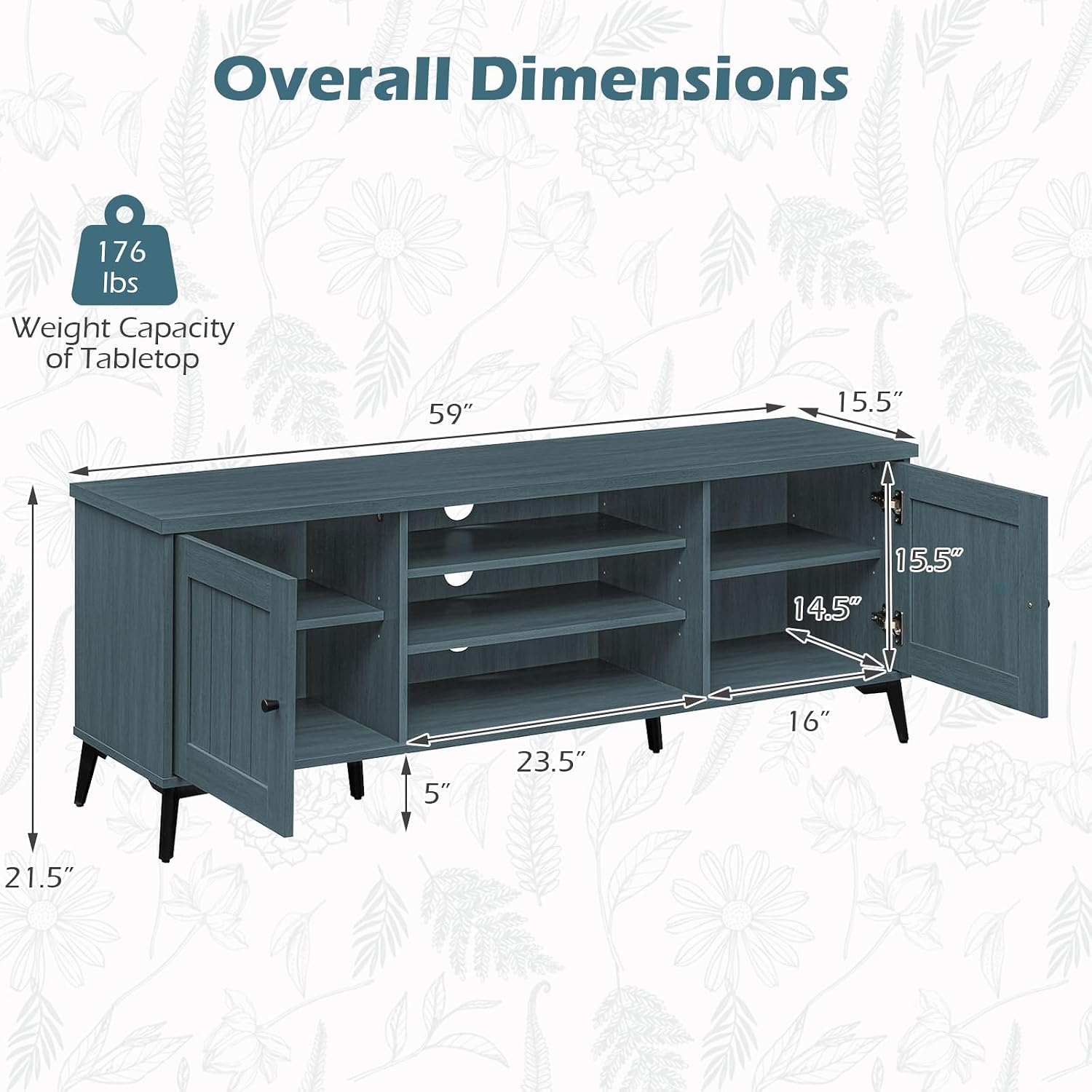 Giantex TV Stand Entertainment