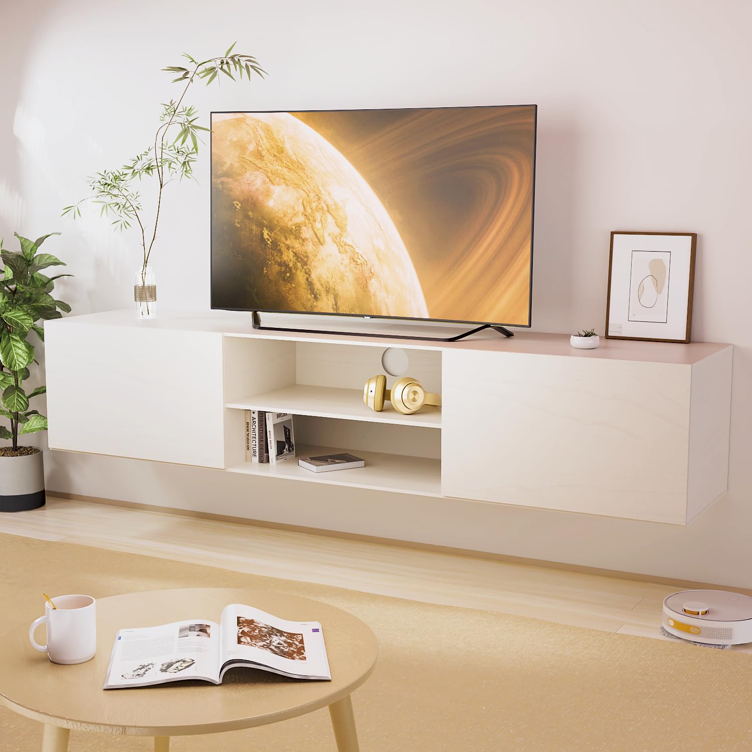 Timsatio Floating TV Stand