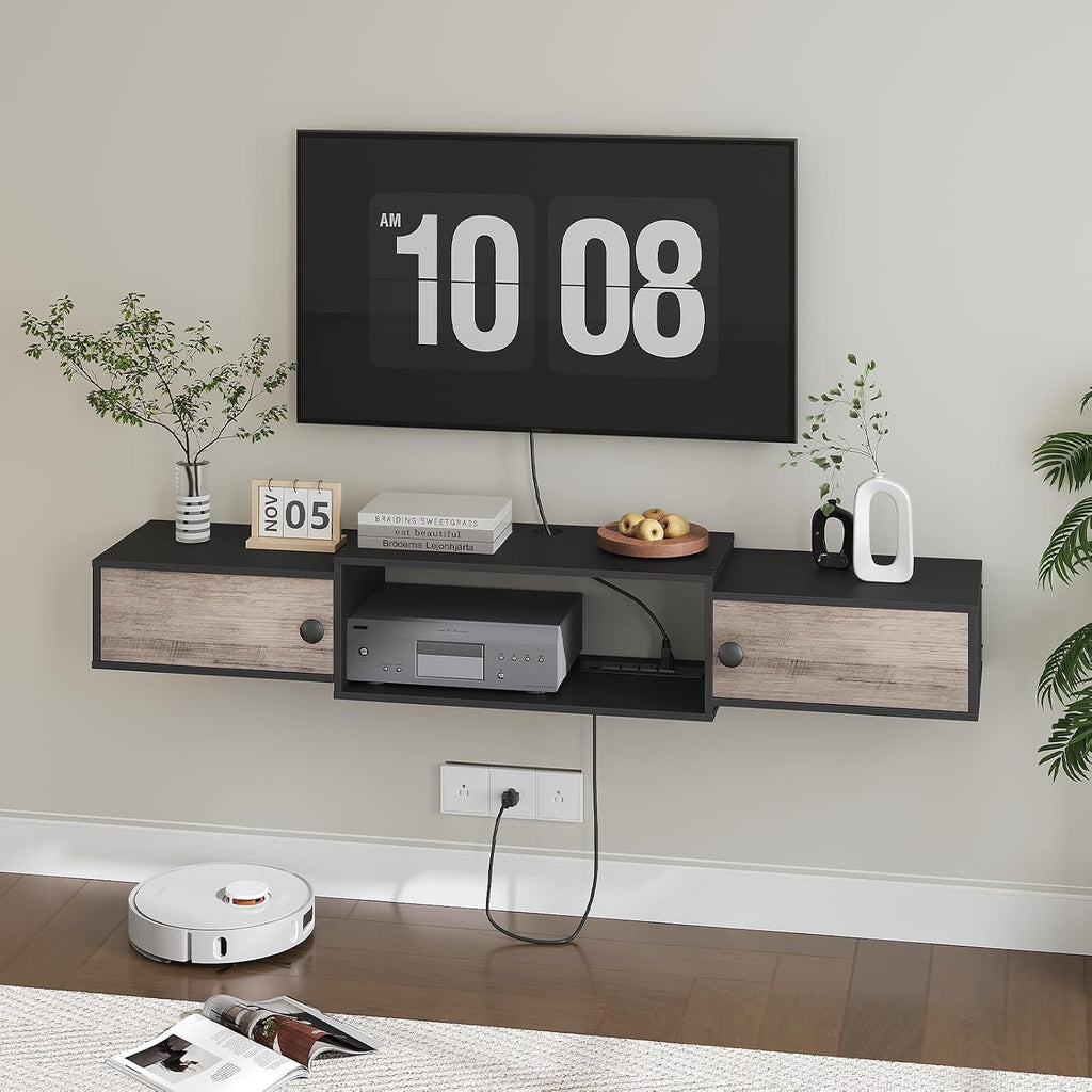Floating TV Stand Wall
