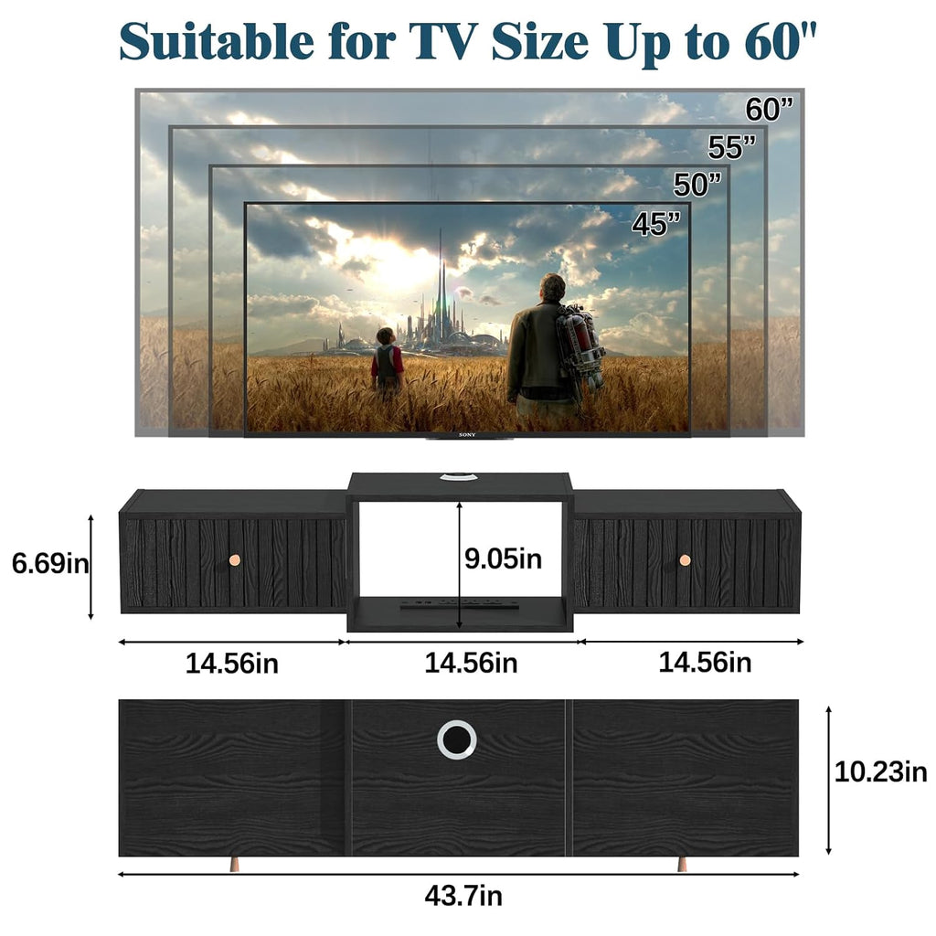 Floating TV Stand Wall