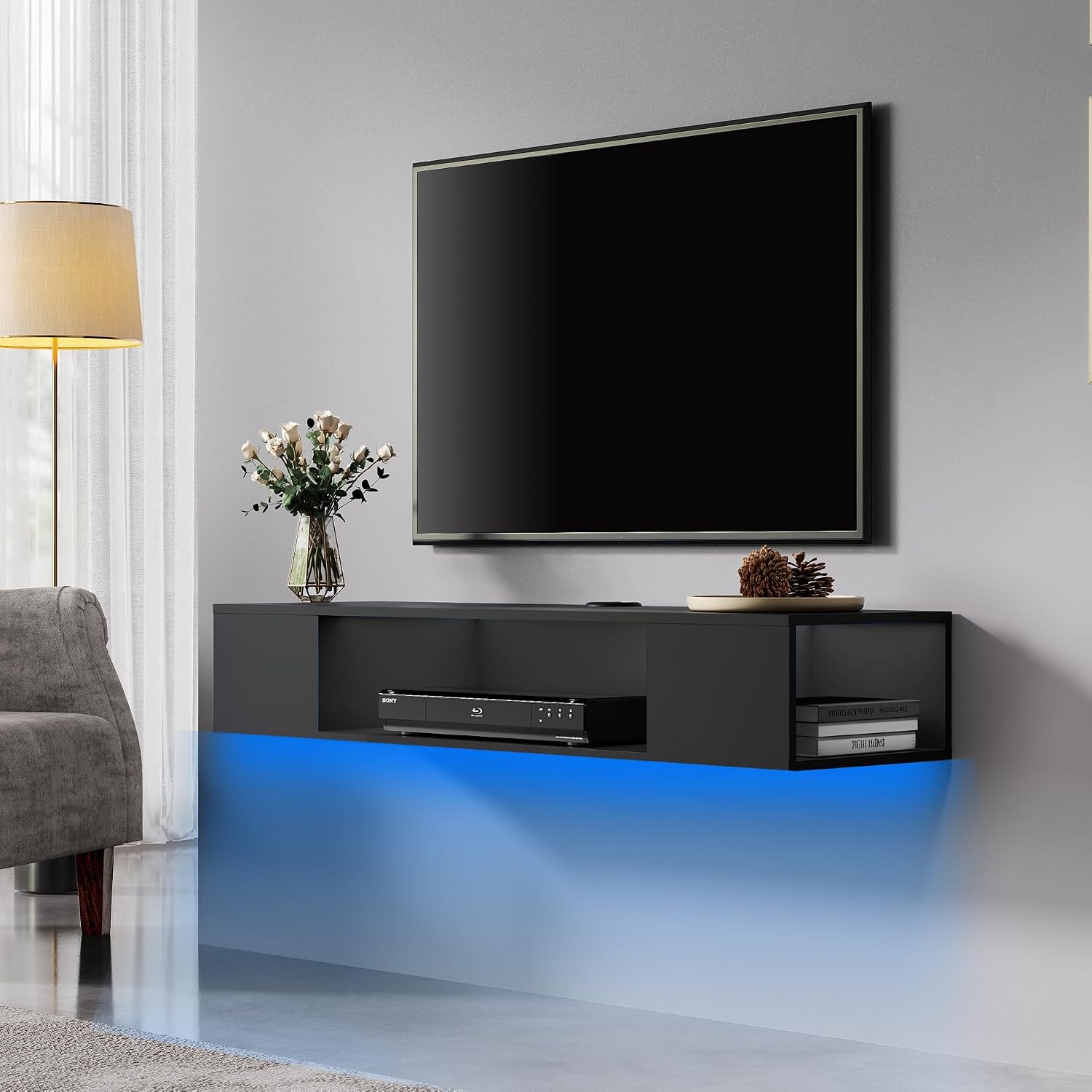 Fitueyes Floating TV Stand
