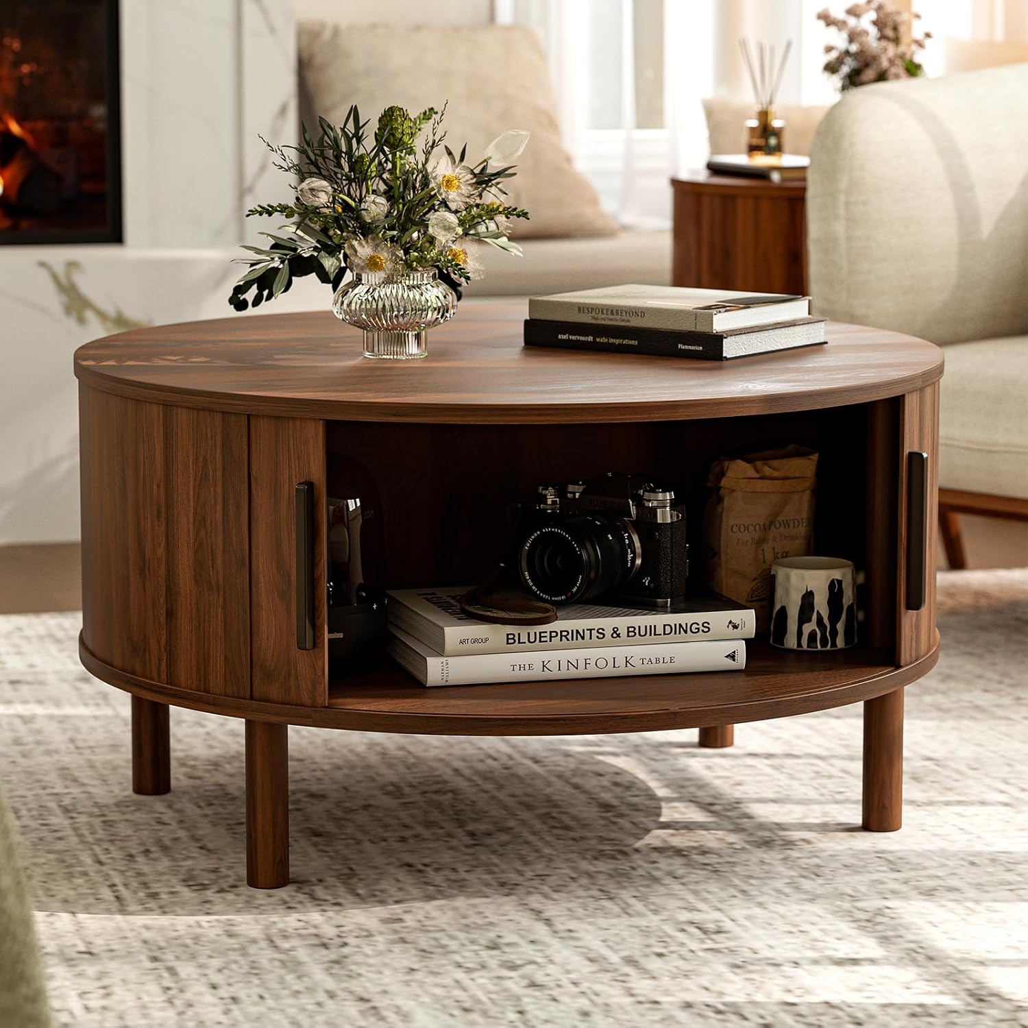 Coffee Table Sliding Mid-century