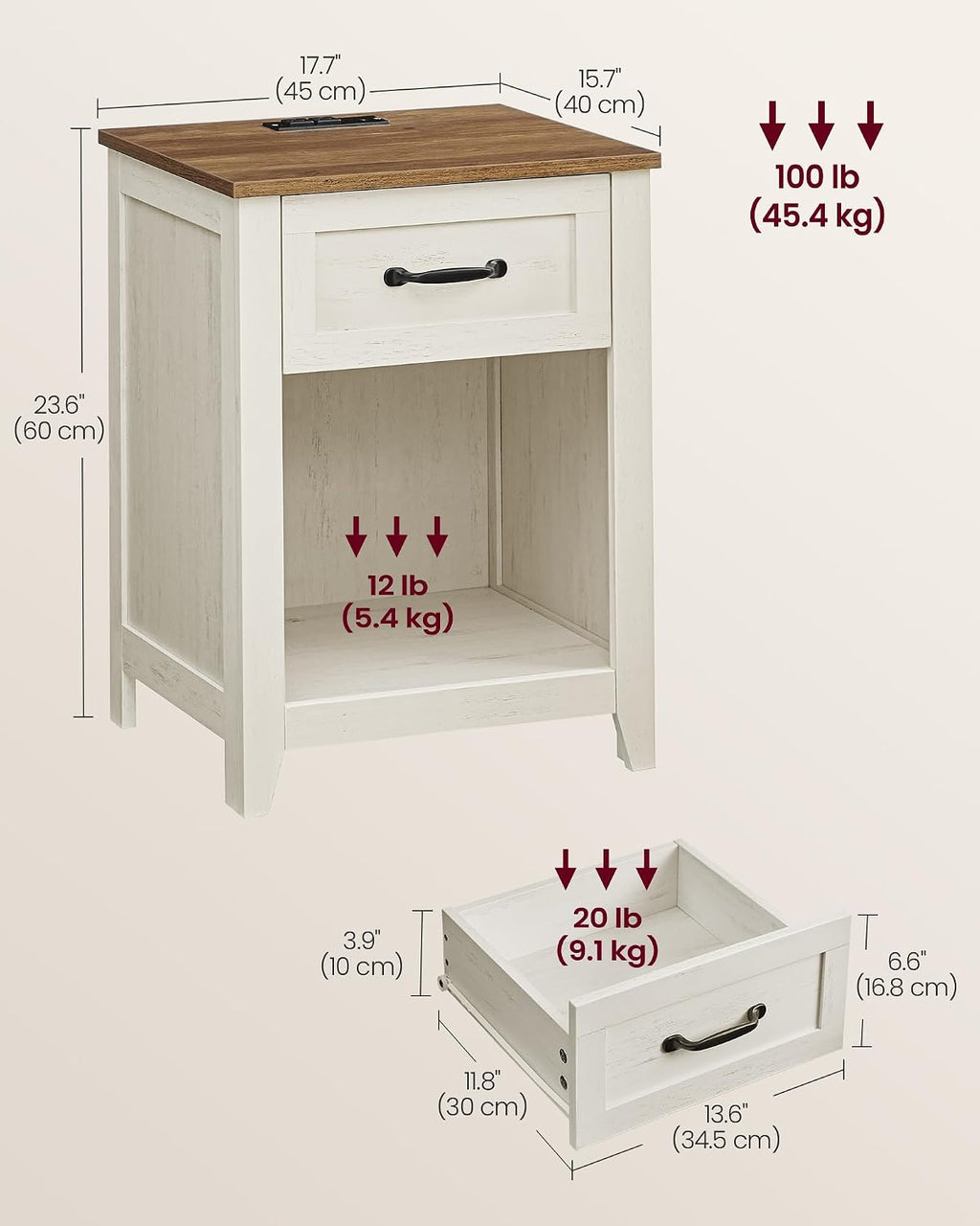 Nightstands Bedside Tables Honey