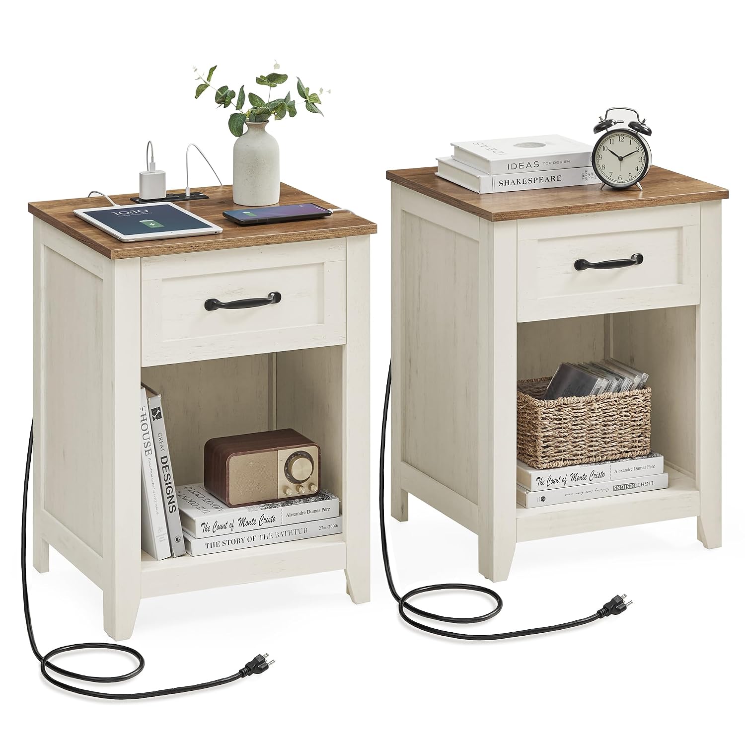 Nightstands Bedside Tables Honey