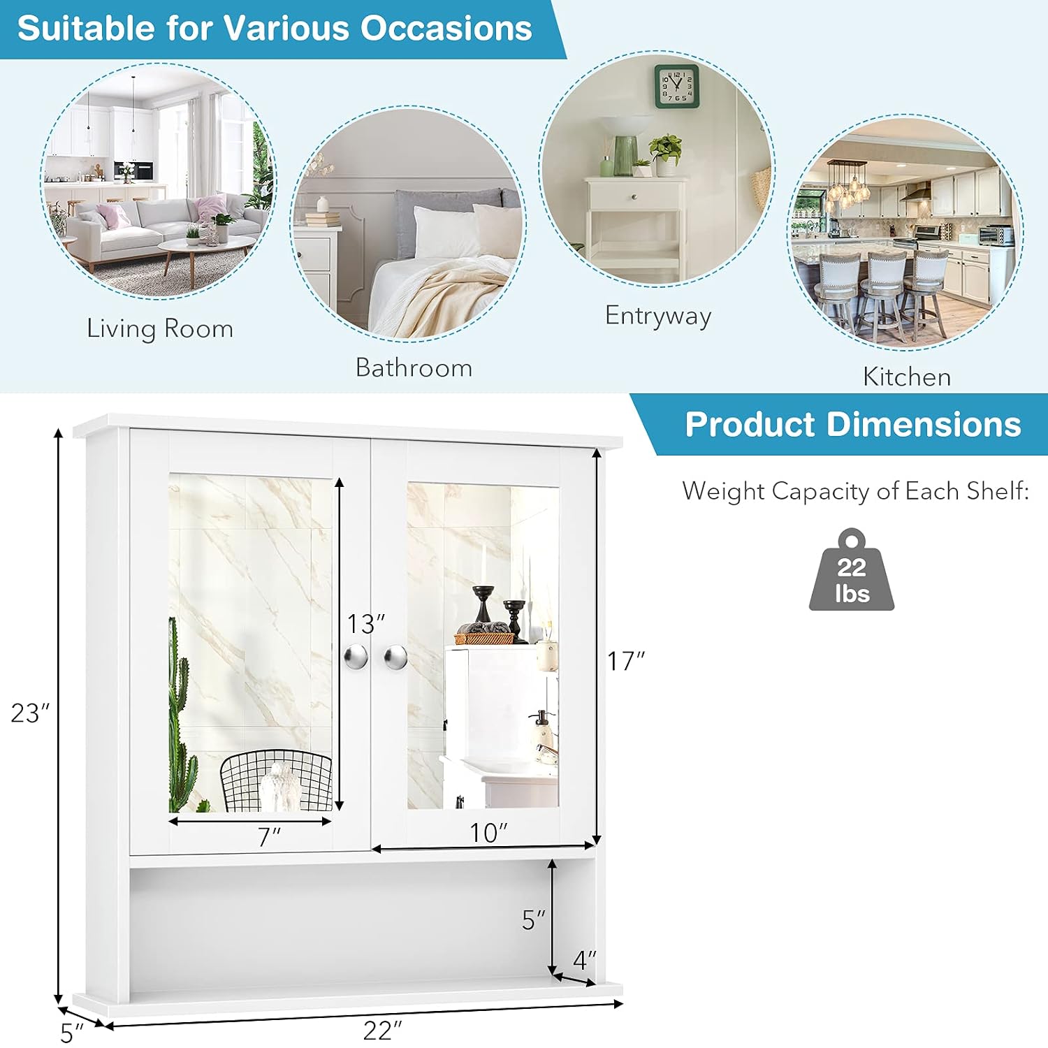 Giantex Wall Cabinet Mirror