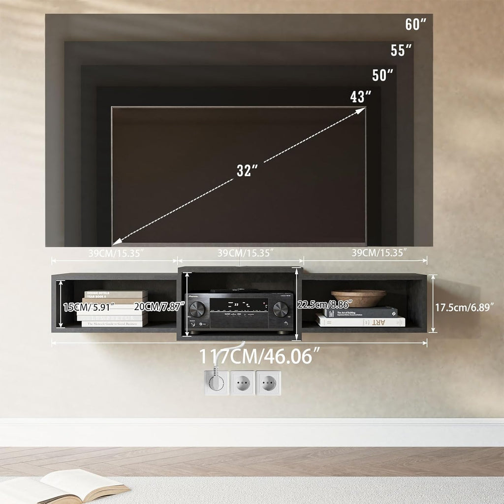Ibuyke Floating TV Stand