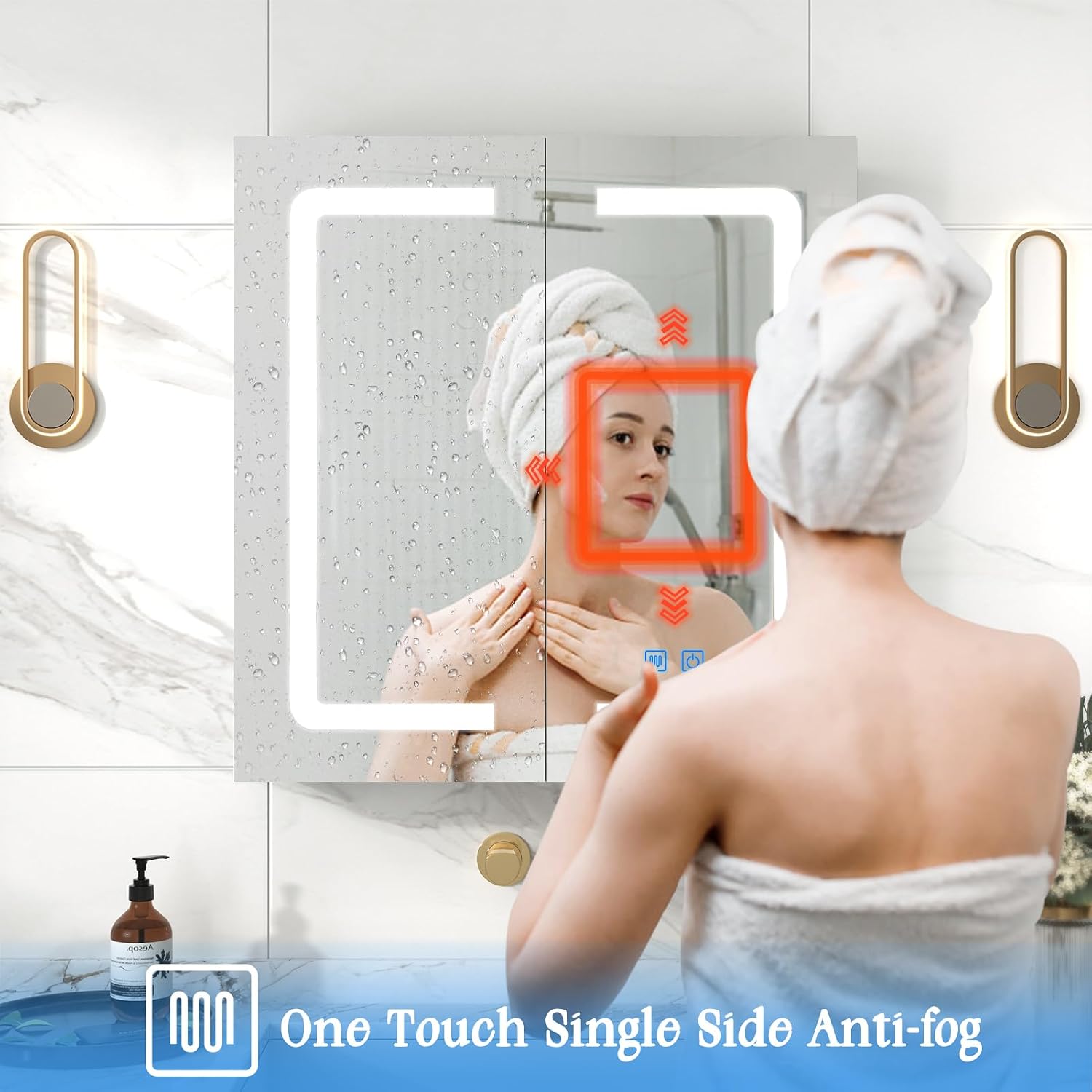Lalahoo Medicine Cabinet Mirror