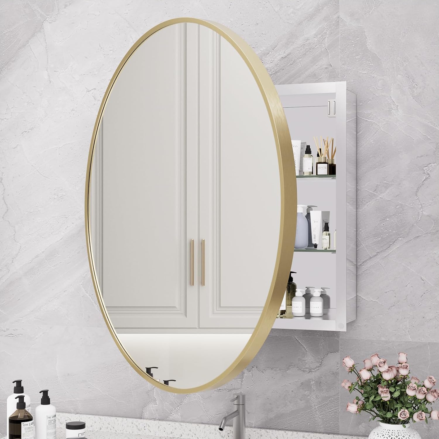 Homecookin Medicine Cabinet Mirror