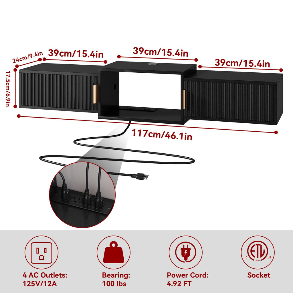 Ibuyke Floating TV Stand