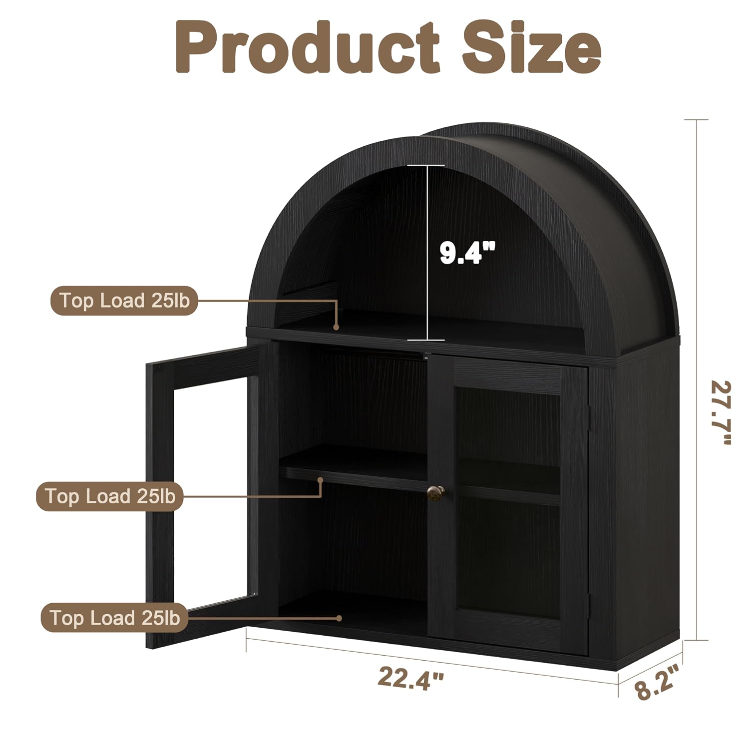 Arched Wall Cabinet Medicine