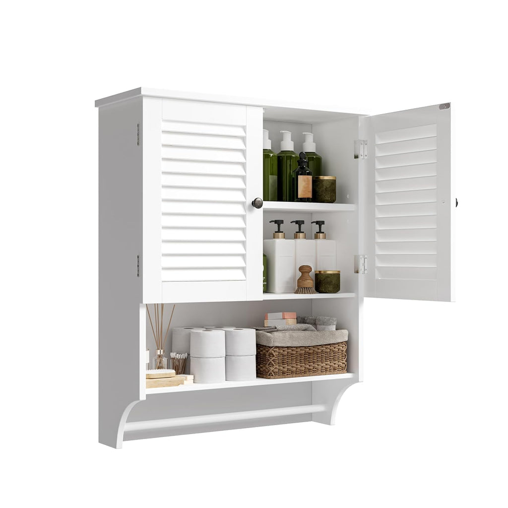 Wall Cabinet Towels Bar