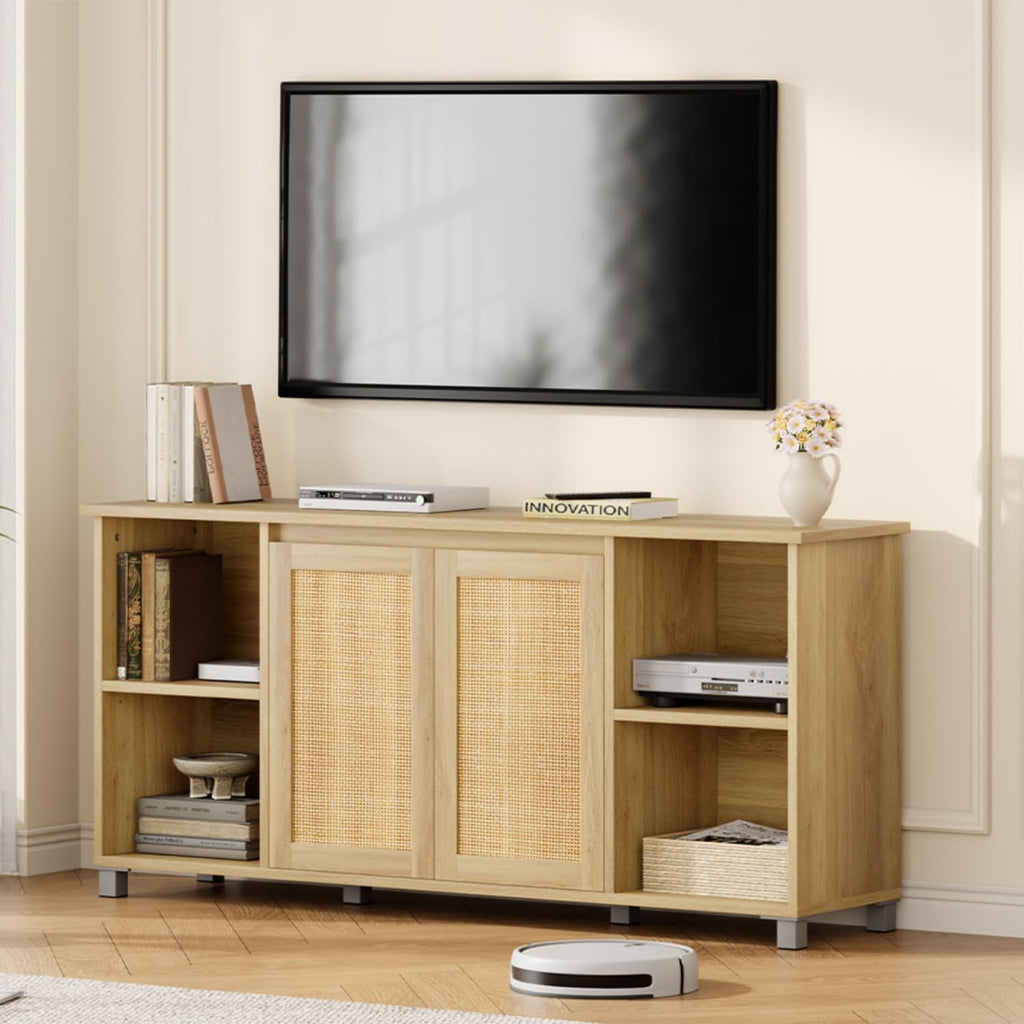 Rattan TV Stand Media