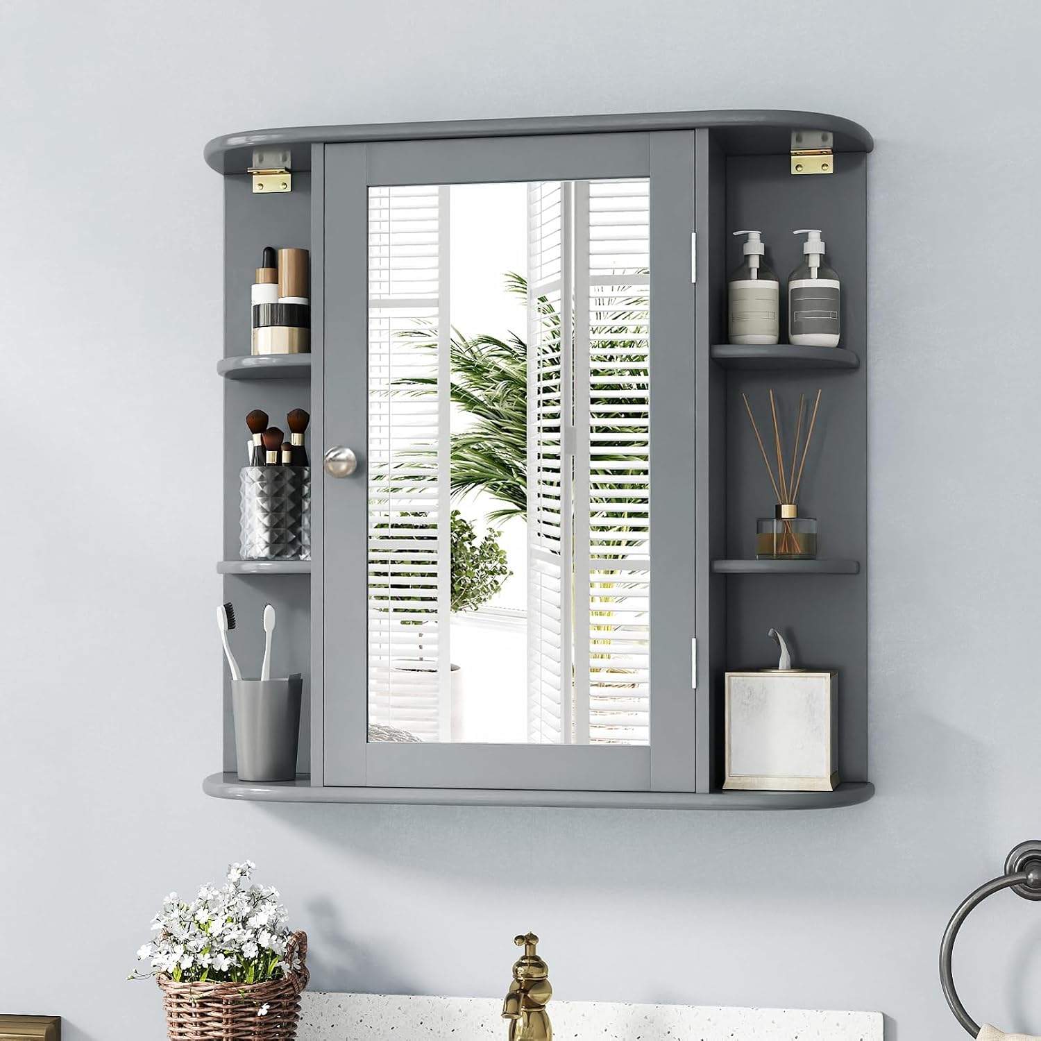 Glacer Mirror Cabinet Wall