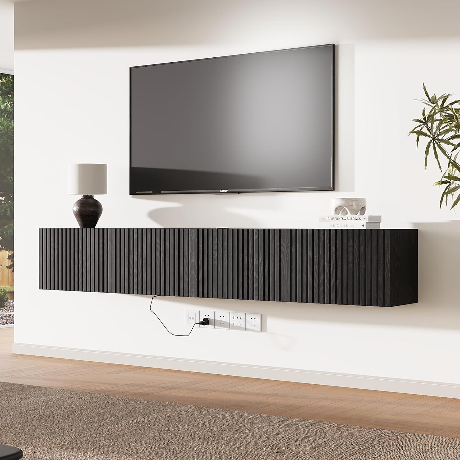 Dhmaker Floating TV Stand