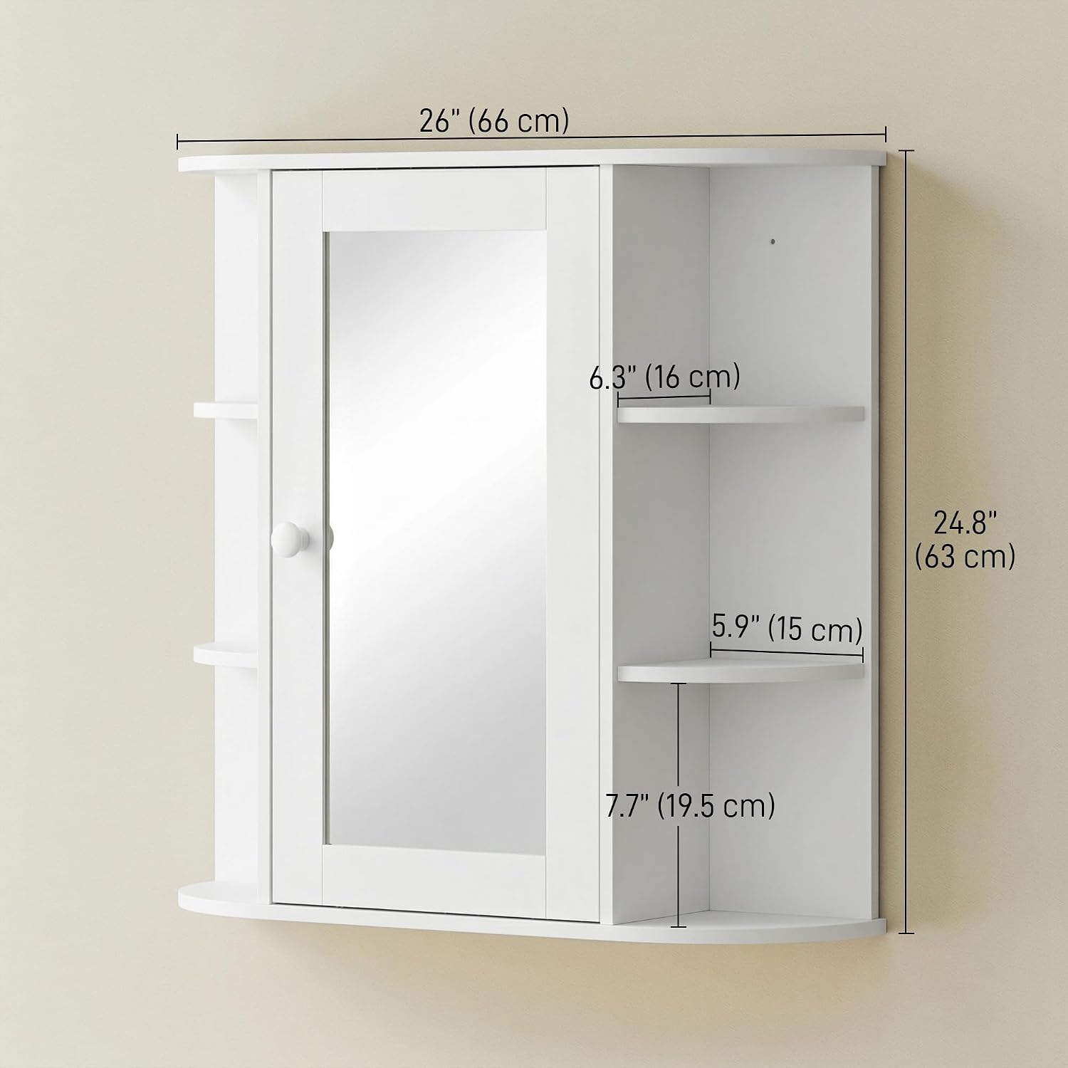 Zyerch Wall Cabinet Mirror