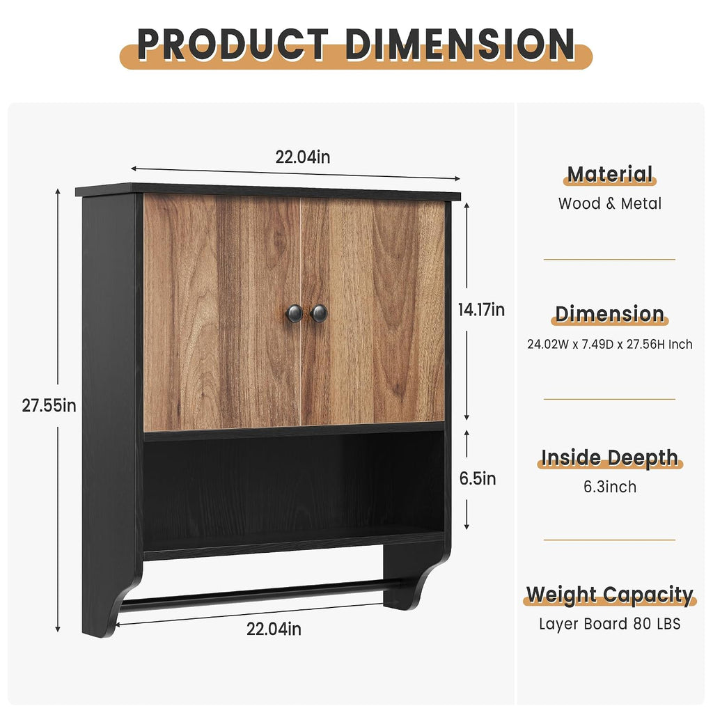 Luyfuitre Wall Cabinet Space