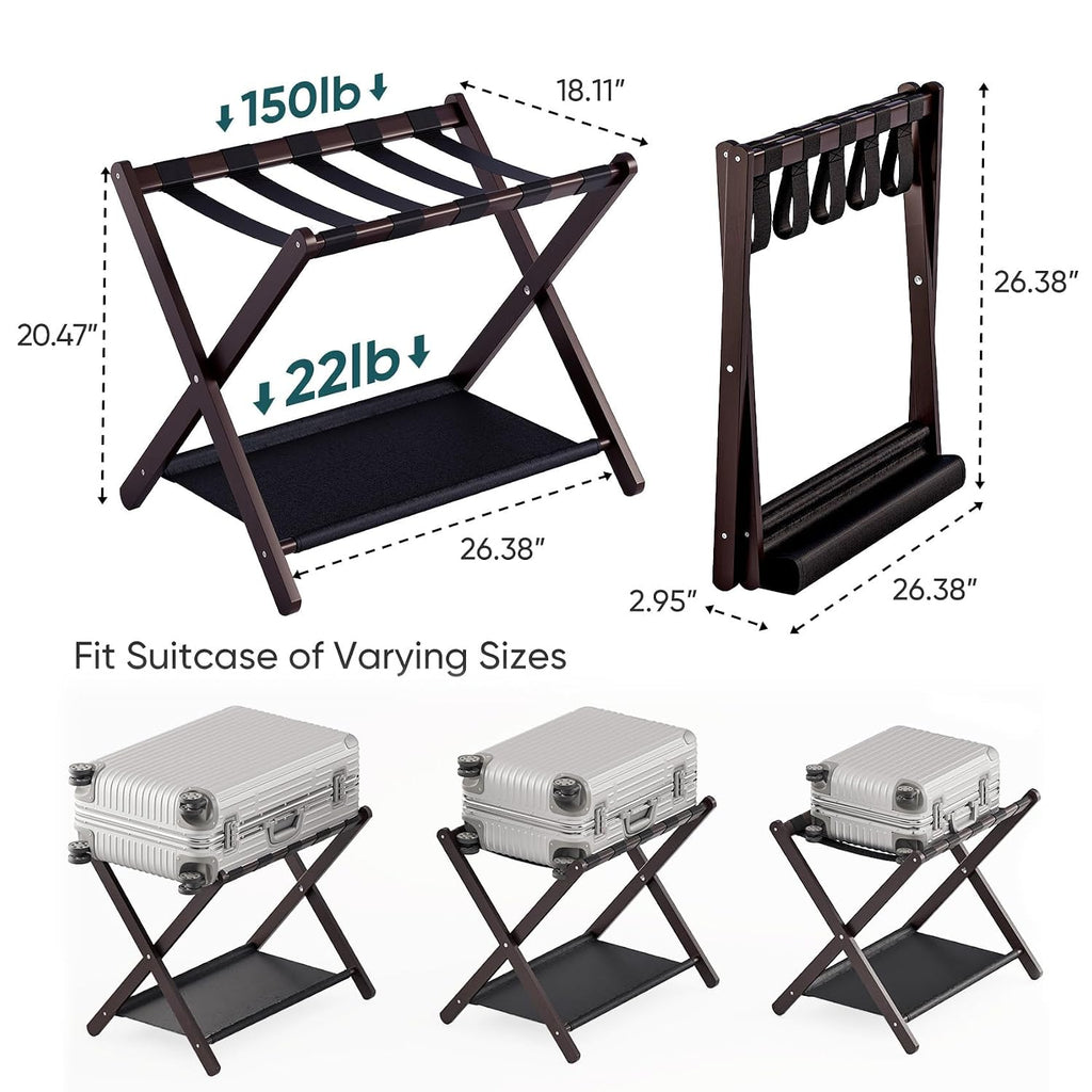 Luggage Rack Suitcase Stand