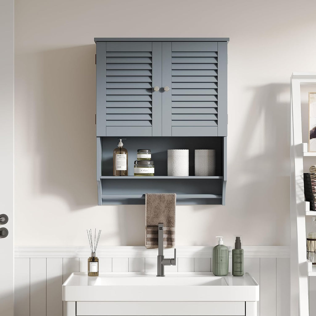 Wall Cabinet Towels Bar