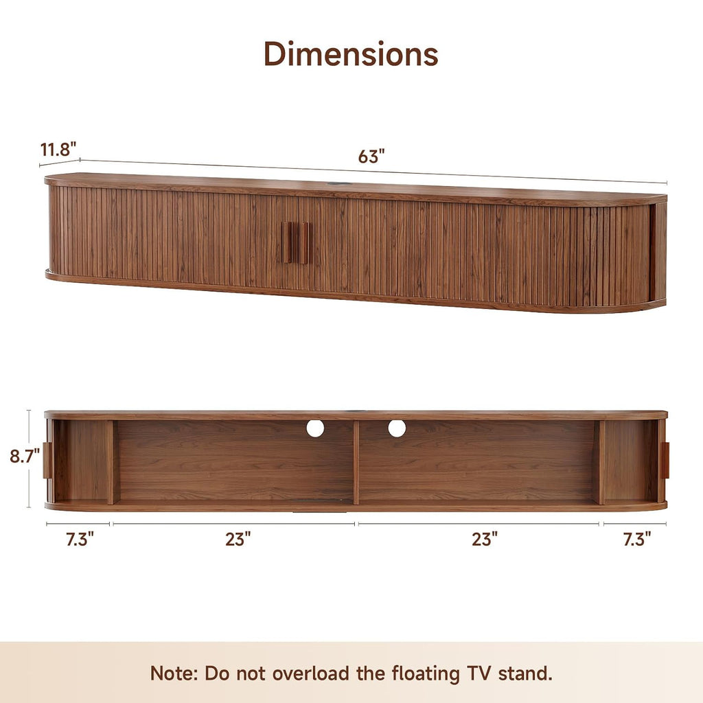 Floating TV Stand Wall