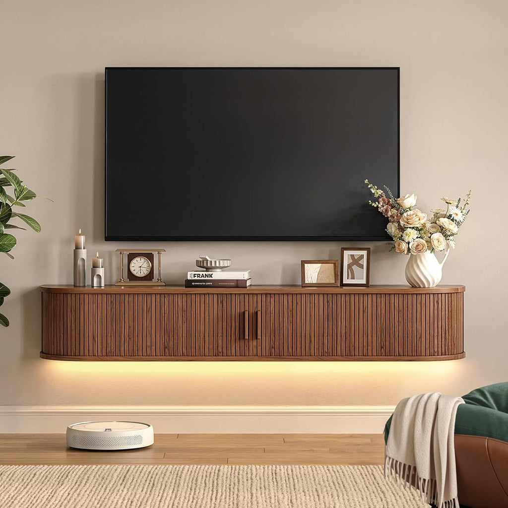 Floating TV Stand Entertainment