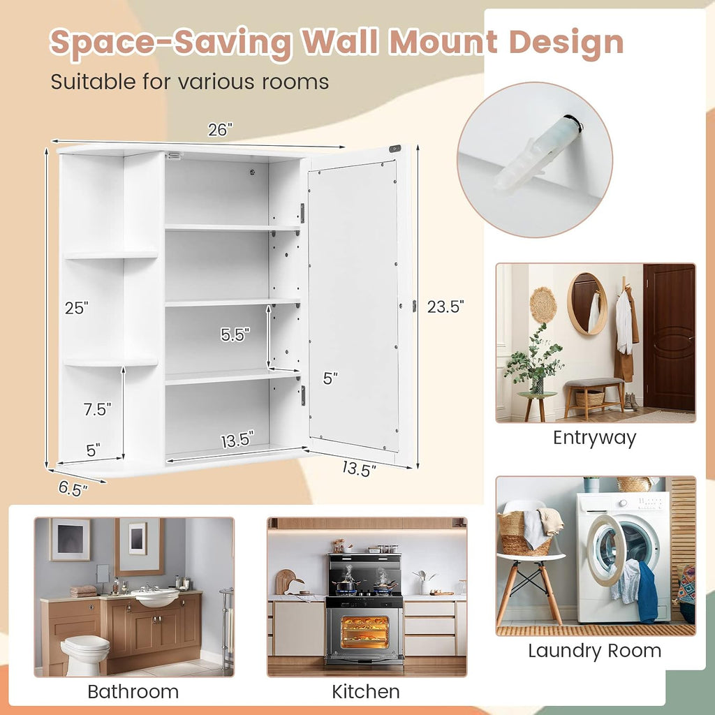 Arlime Mirror Cabinet Wall