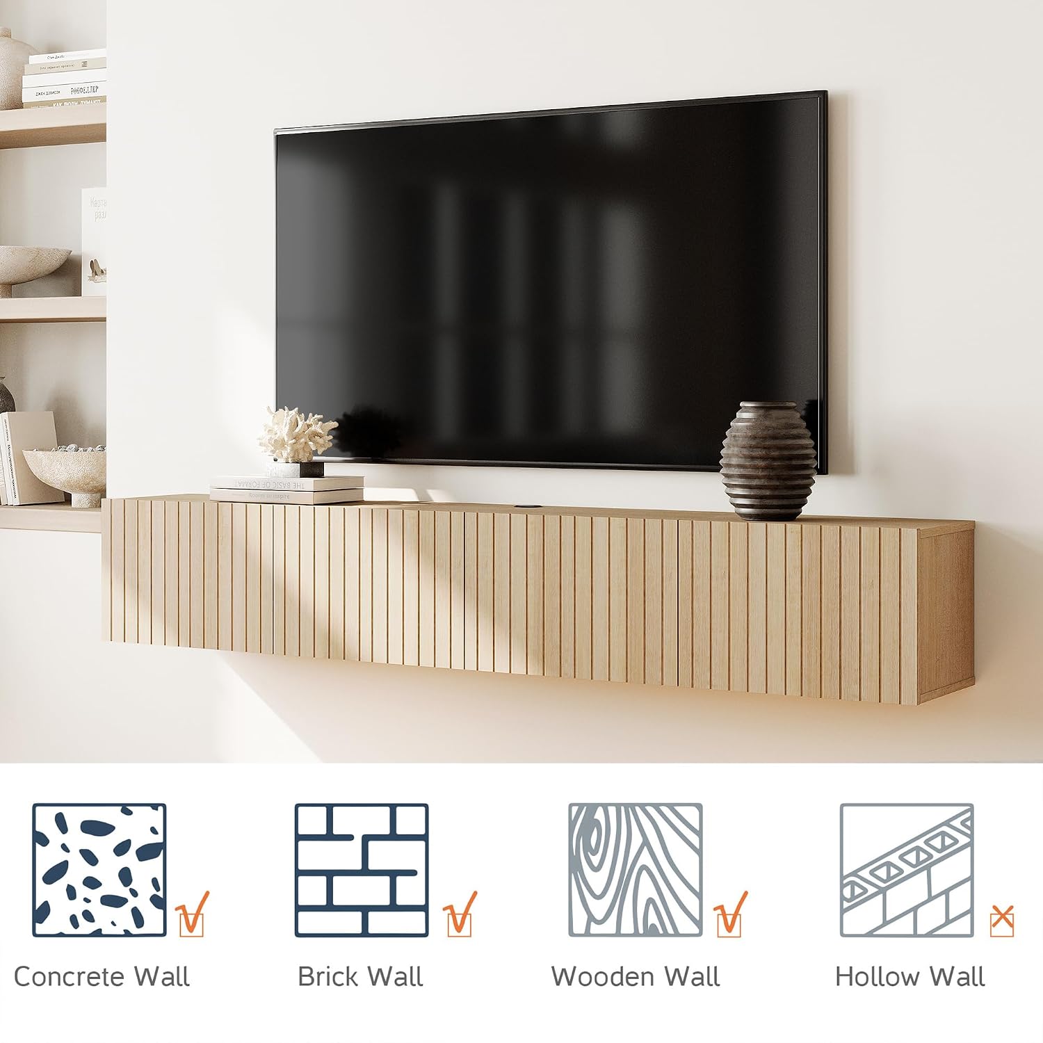 Wampat Floating TV Stand