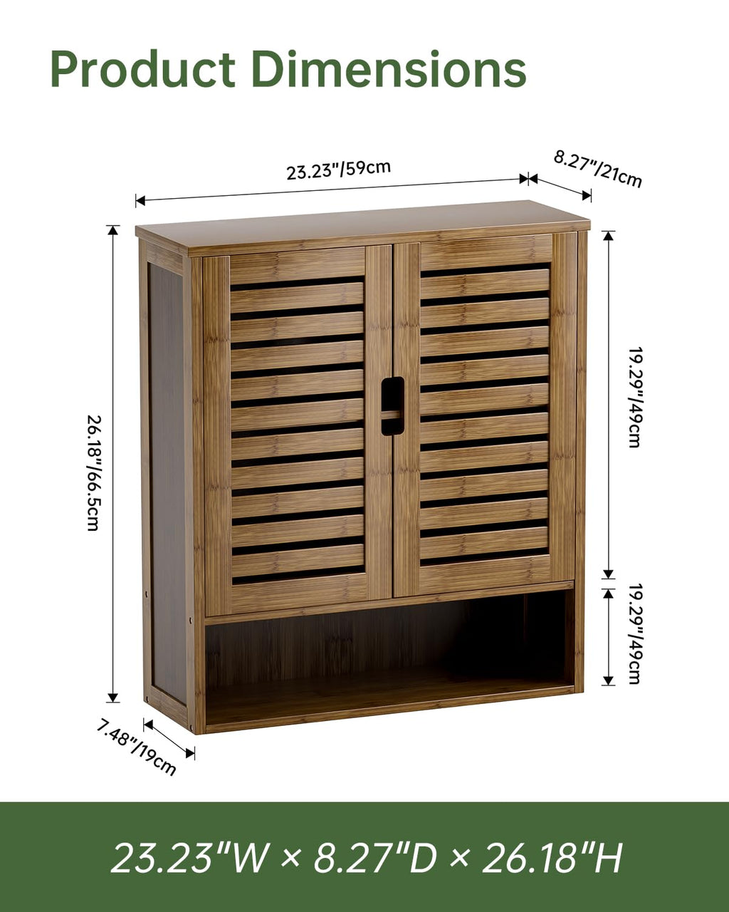 Smibuy Cabinet Wall Mounted