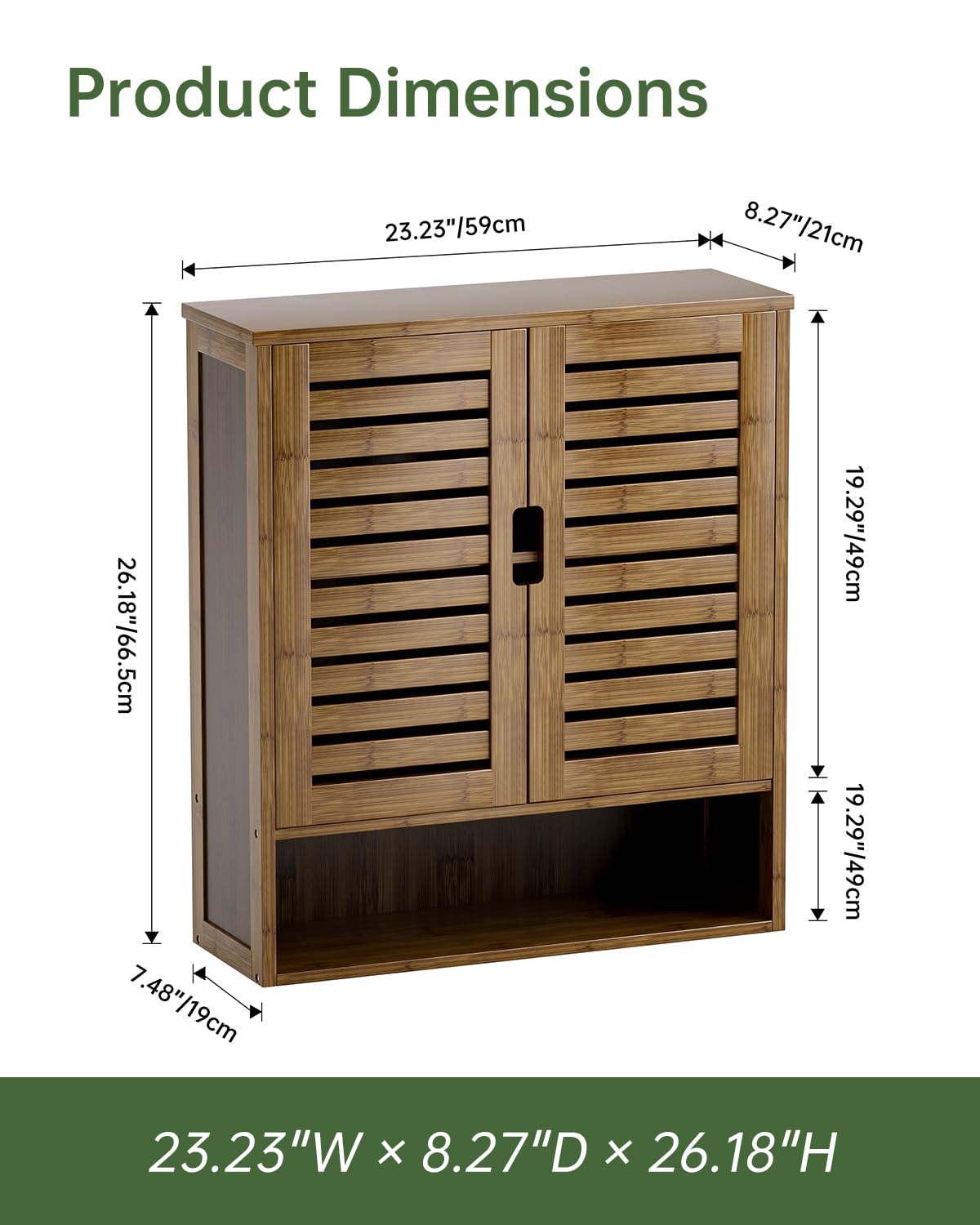 Smibuy Cabinet Wall Mounted