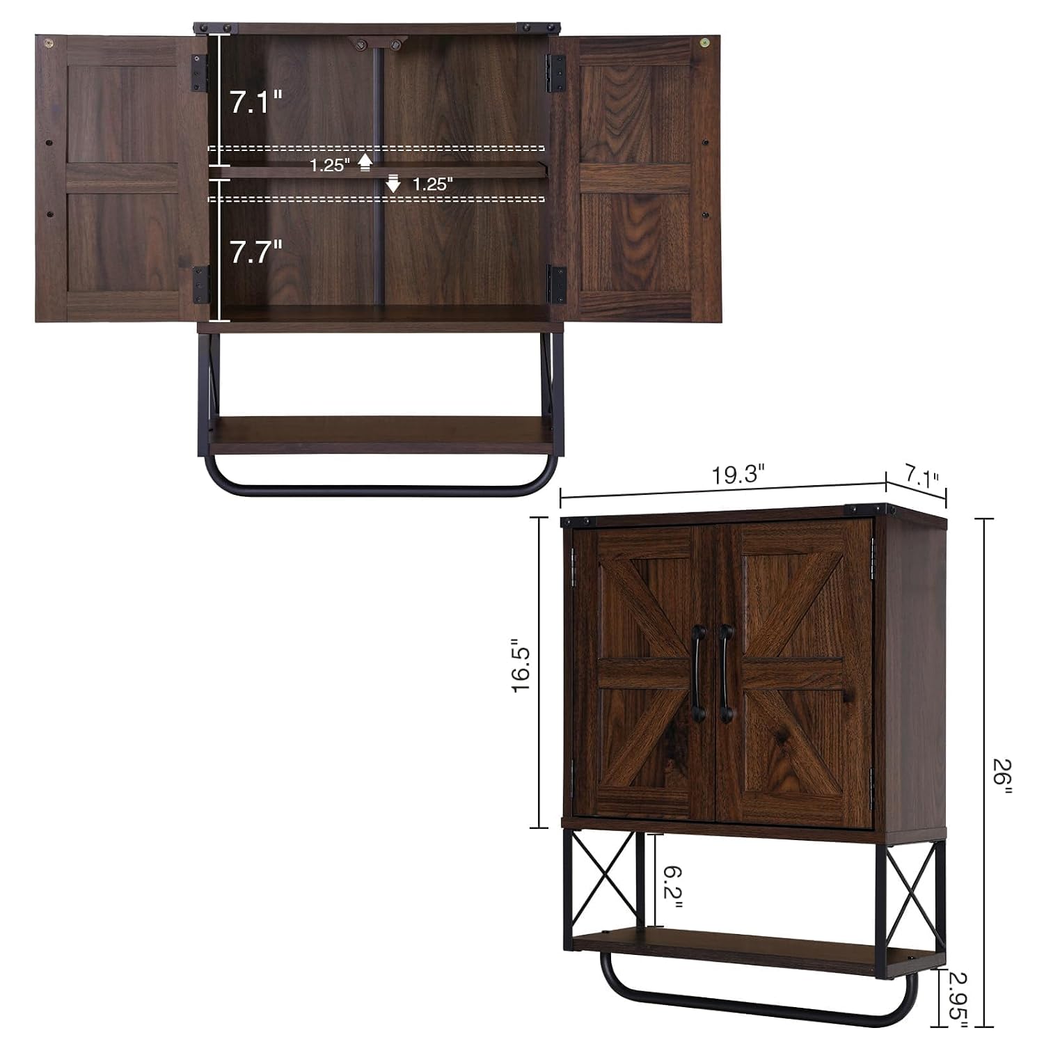 Rustown Medicine Cabinet Barn
