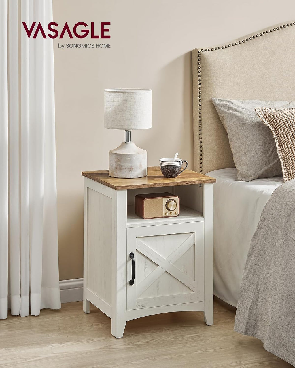 Nightstand Barn Bedside Table