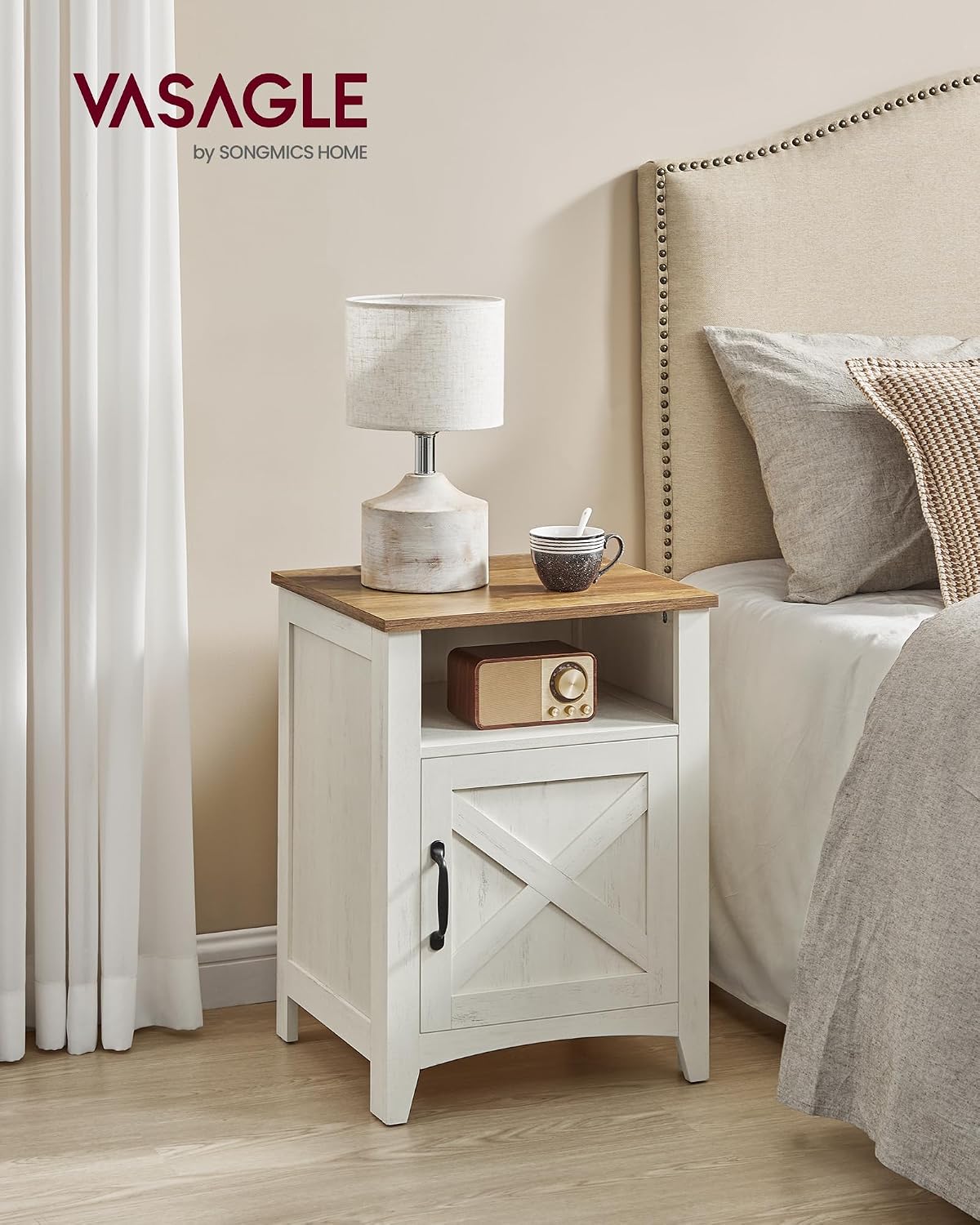 Nightstand Barn Bedside Table