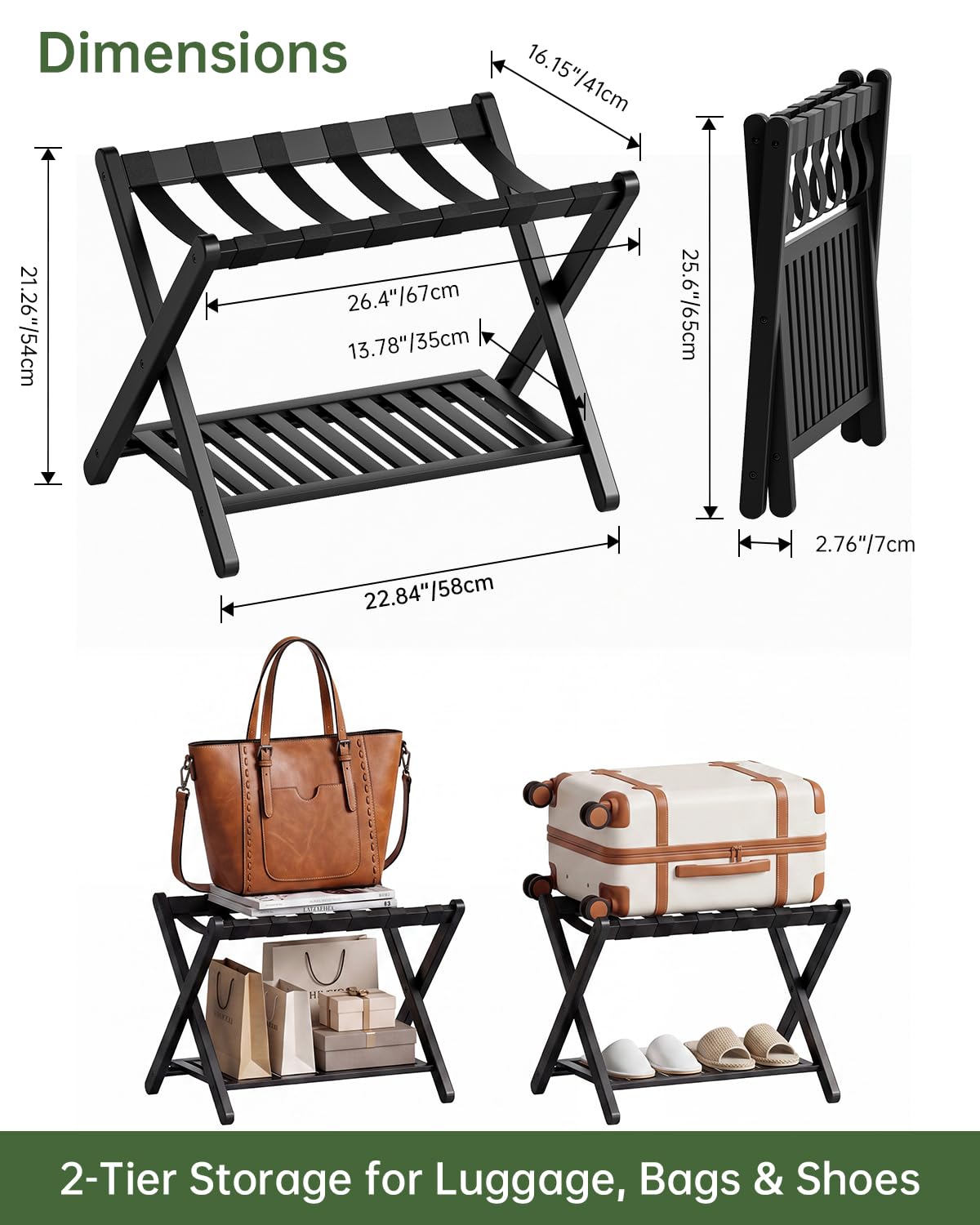 Smibuy Luggage Rack