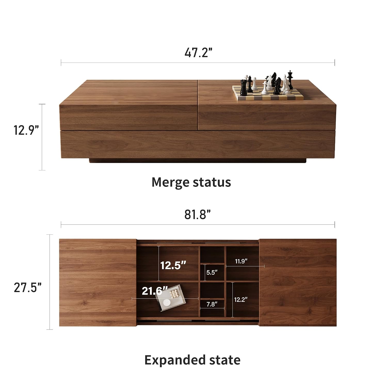 Pajiasen Mid-century Expandable Coffee