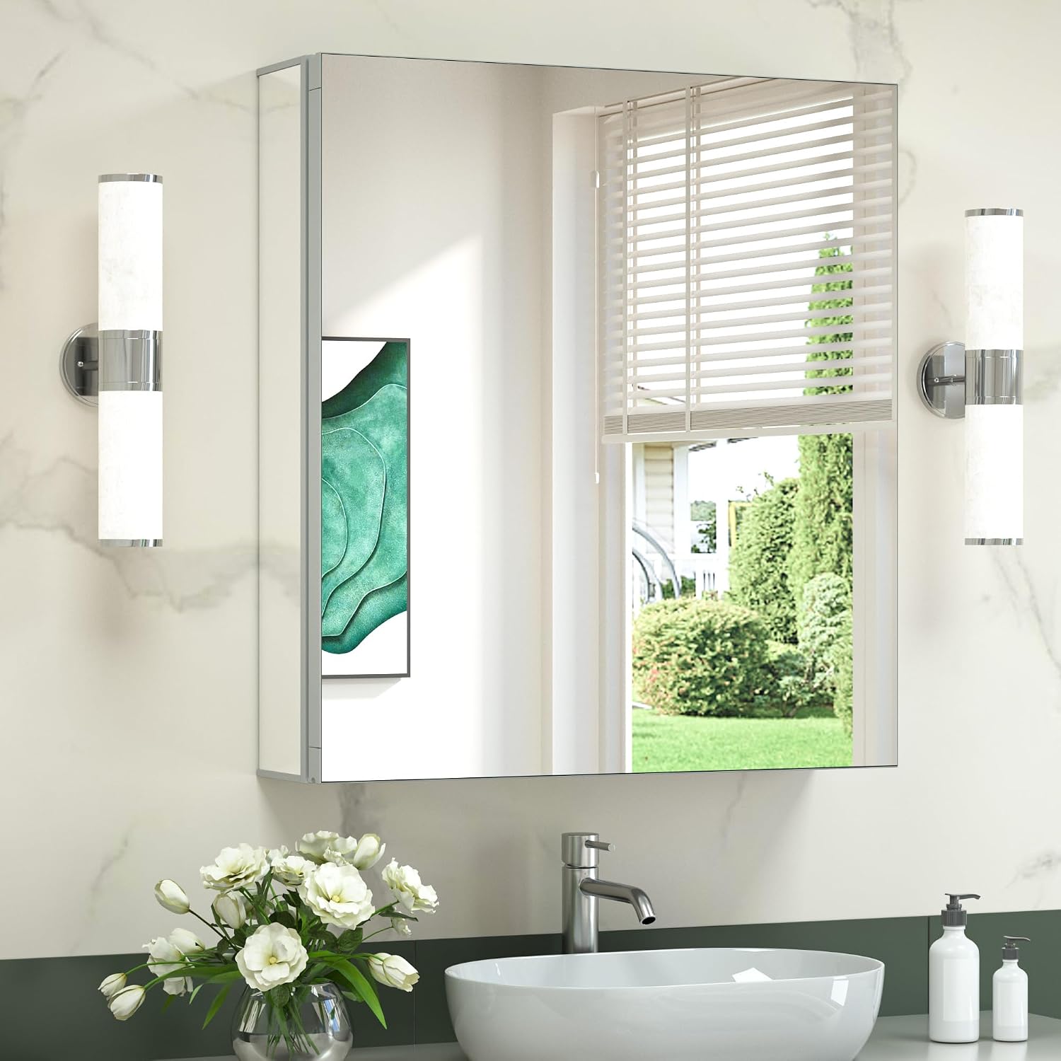 Tokeshimi Medicine Cabinet Mirror