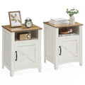 Nightstand Barn Bedside Table
