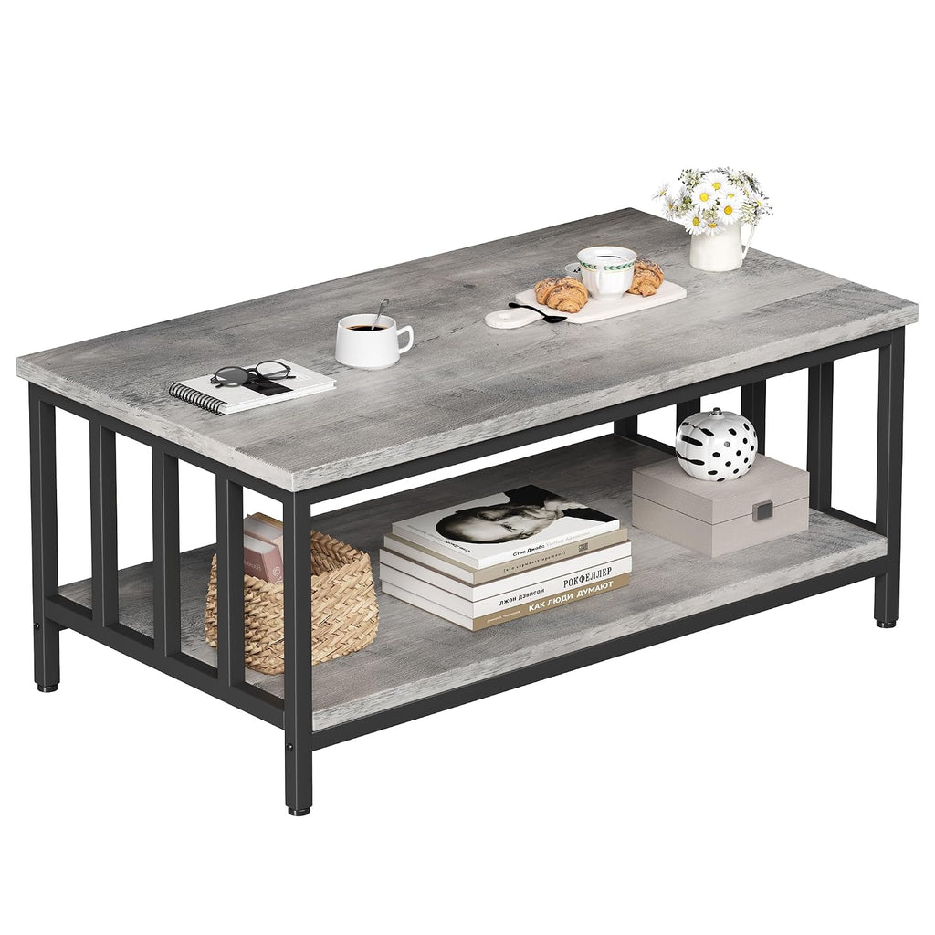 Homeiju Coffee Table Slatted
