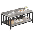Homeiju Coffee Table Slatted