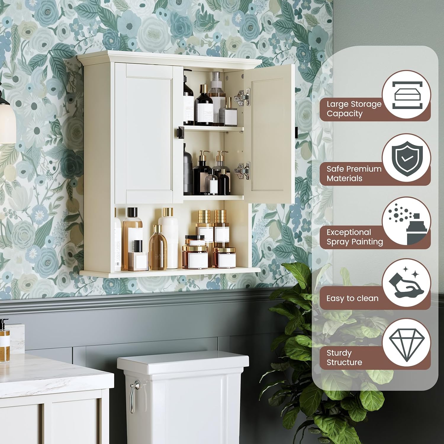 Baztin Wall Cabinet Medicine