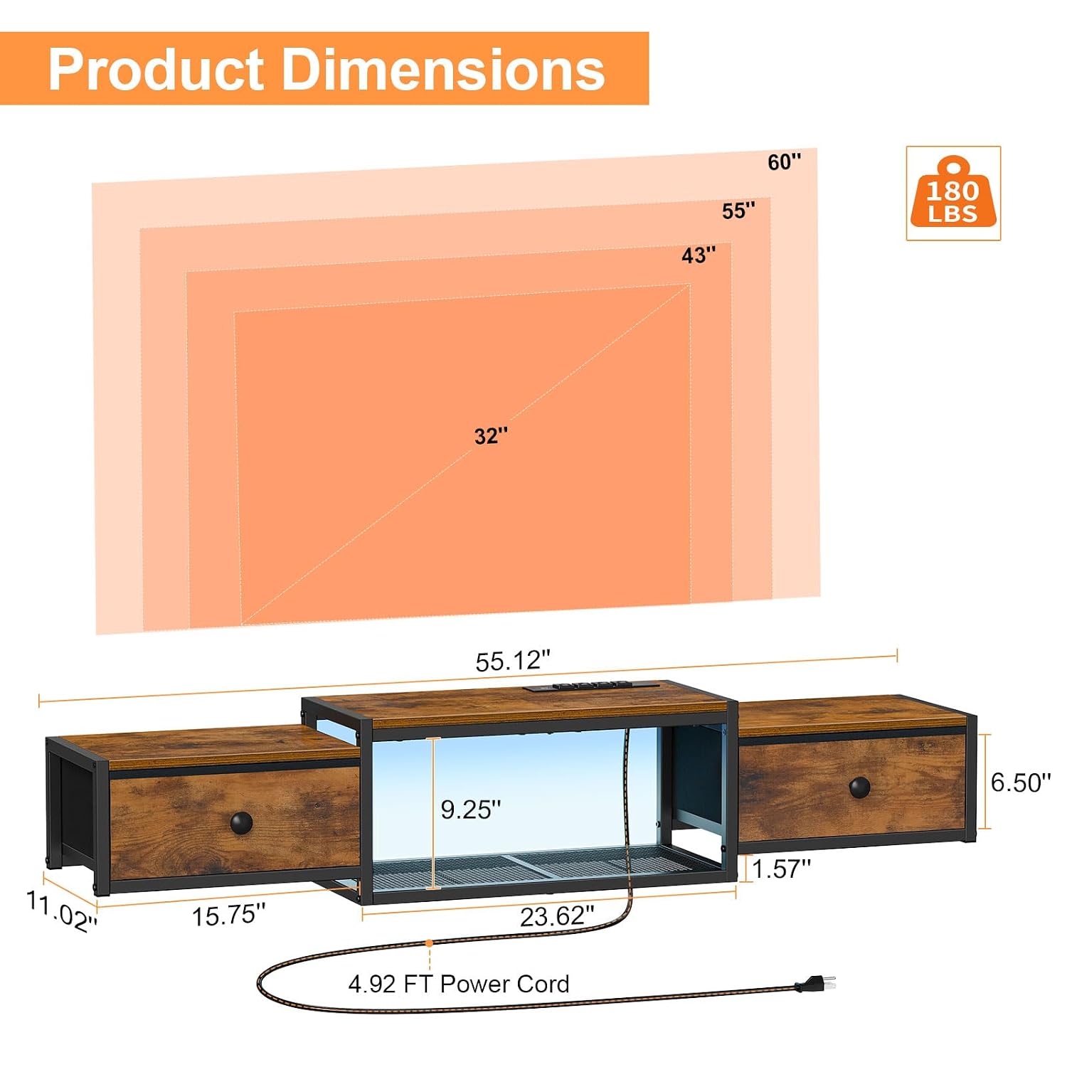 Floating TV Stand Wall