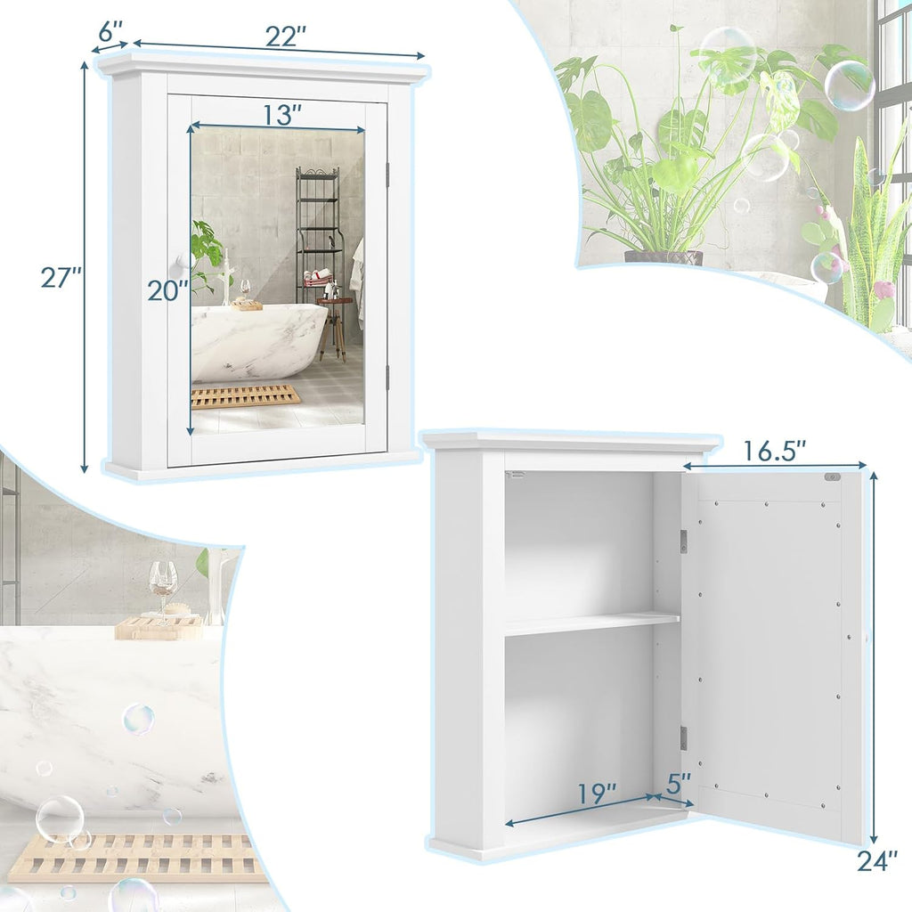 Costway Medicine Cabinet Mirror