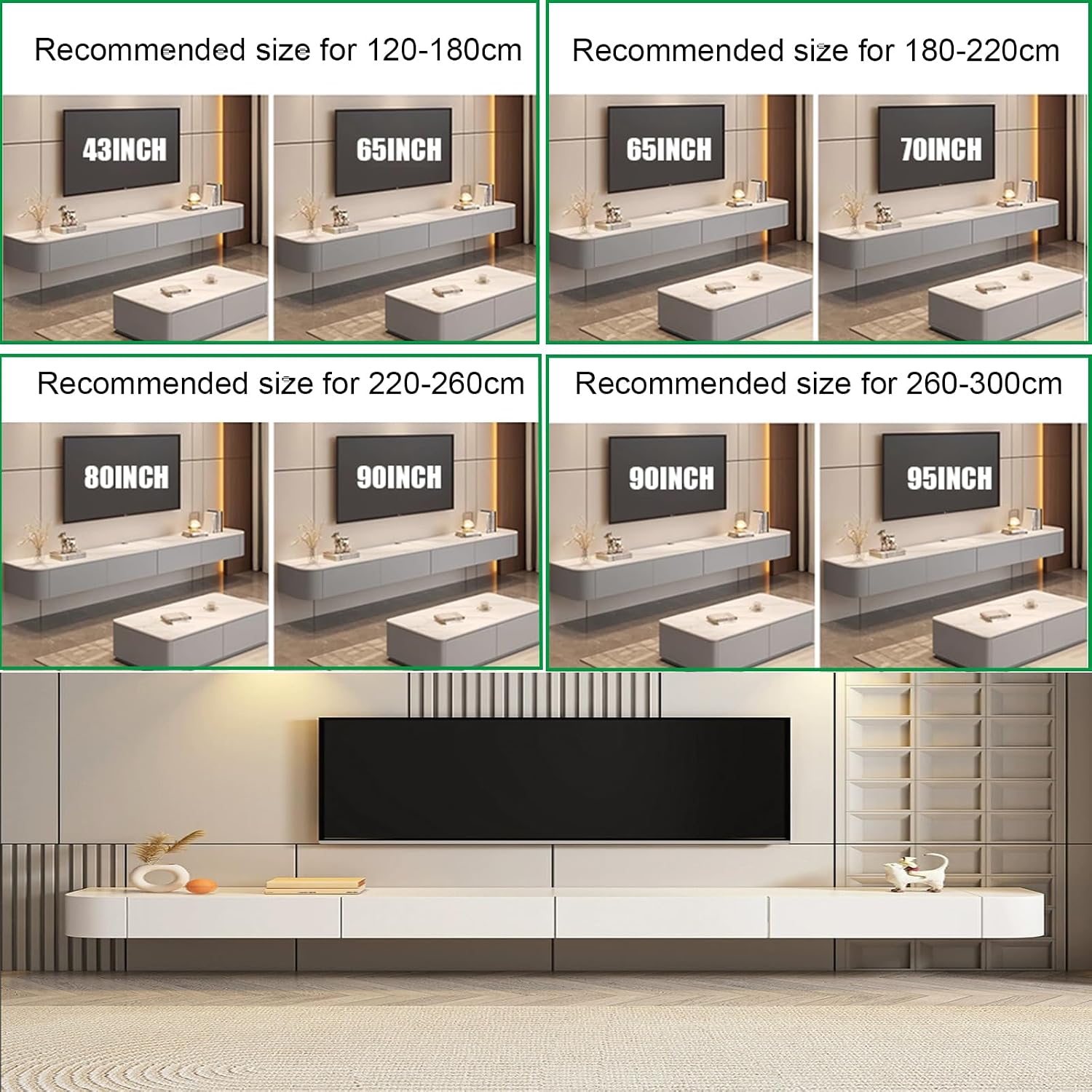 Lxdxioy Floating TV Stand