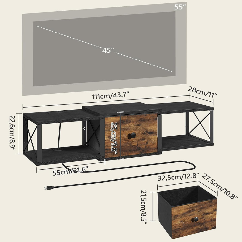 Mahancris Floating TV Stand