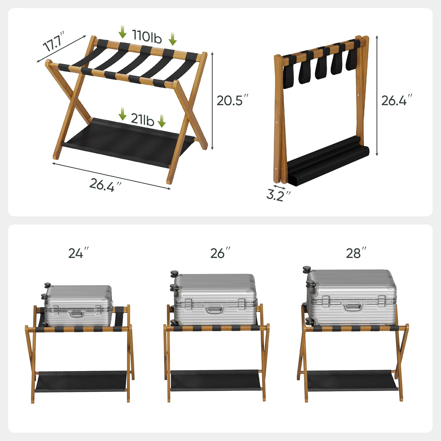 Smart Fendee Luggage Rack