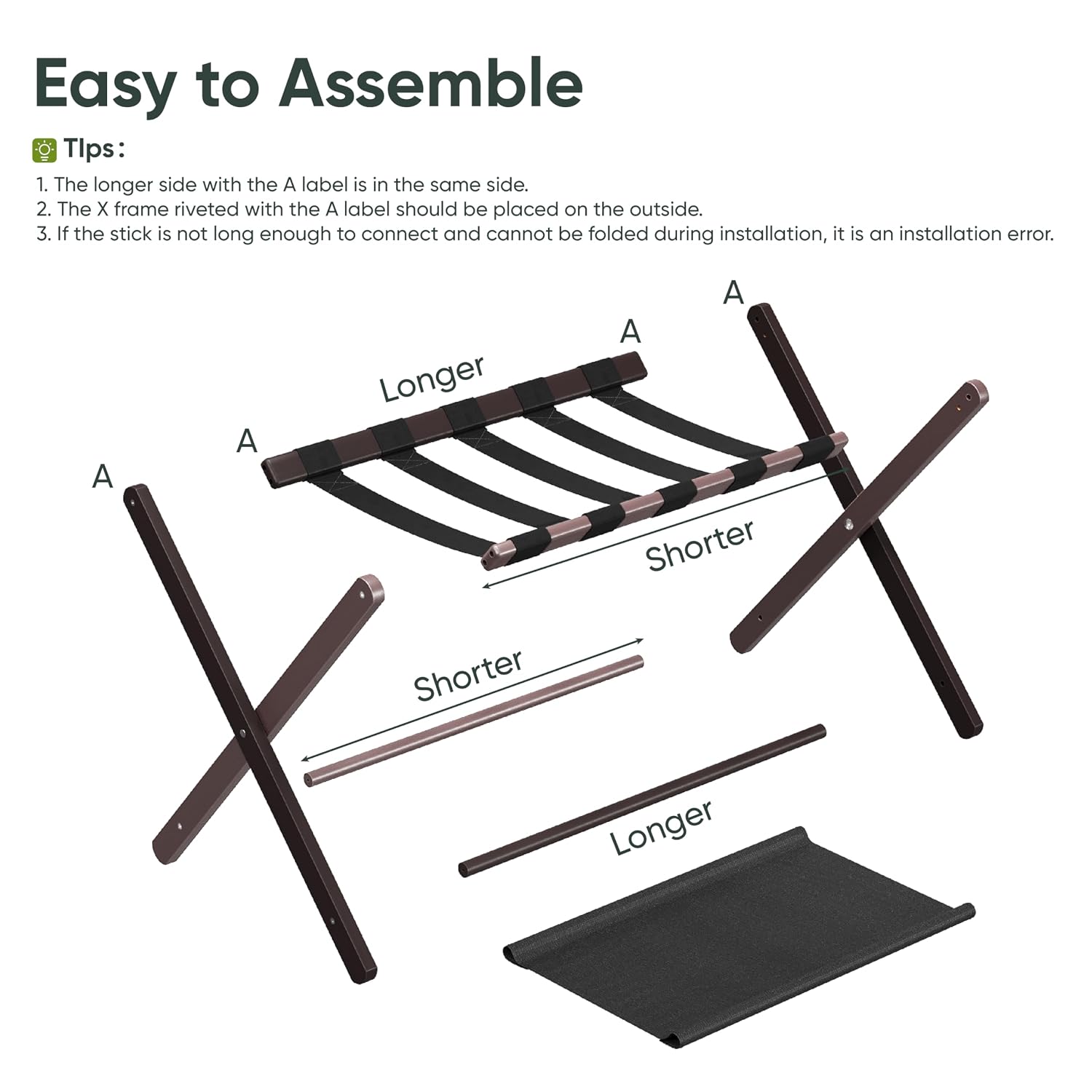 Smart Fendee Luggage Rack,folding