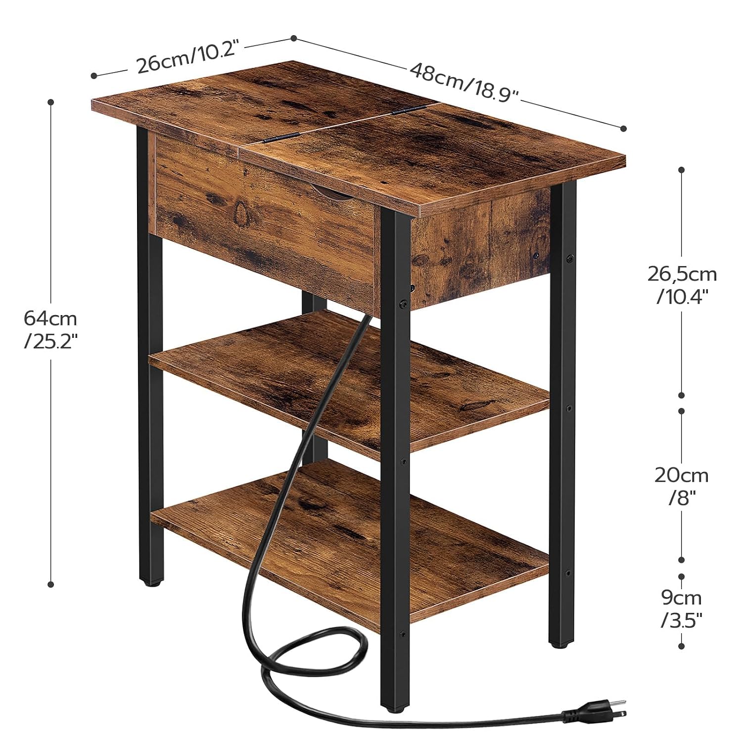 End Table Flip Top